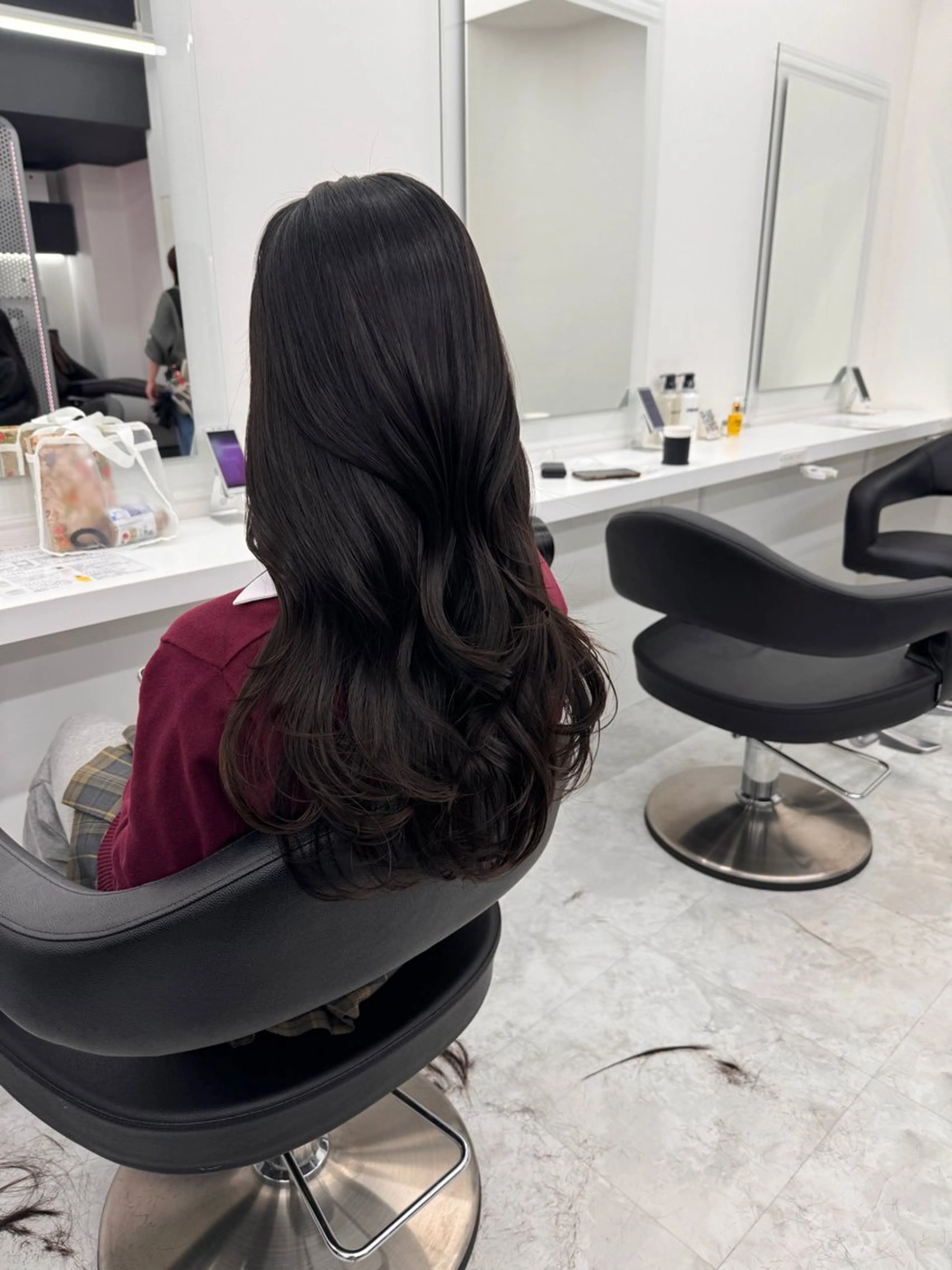 ロング カラー カット ヘアカラー ヘッドスパ ヘアセット 💖透明感カラー＆暗 髪専門💖Akariのヘアスタイル