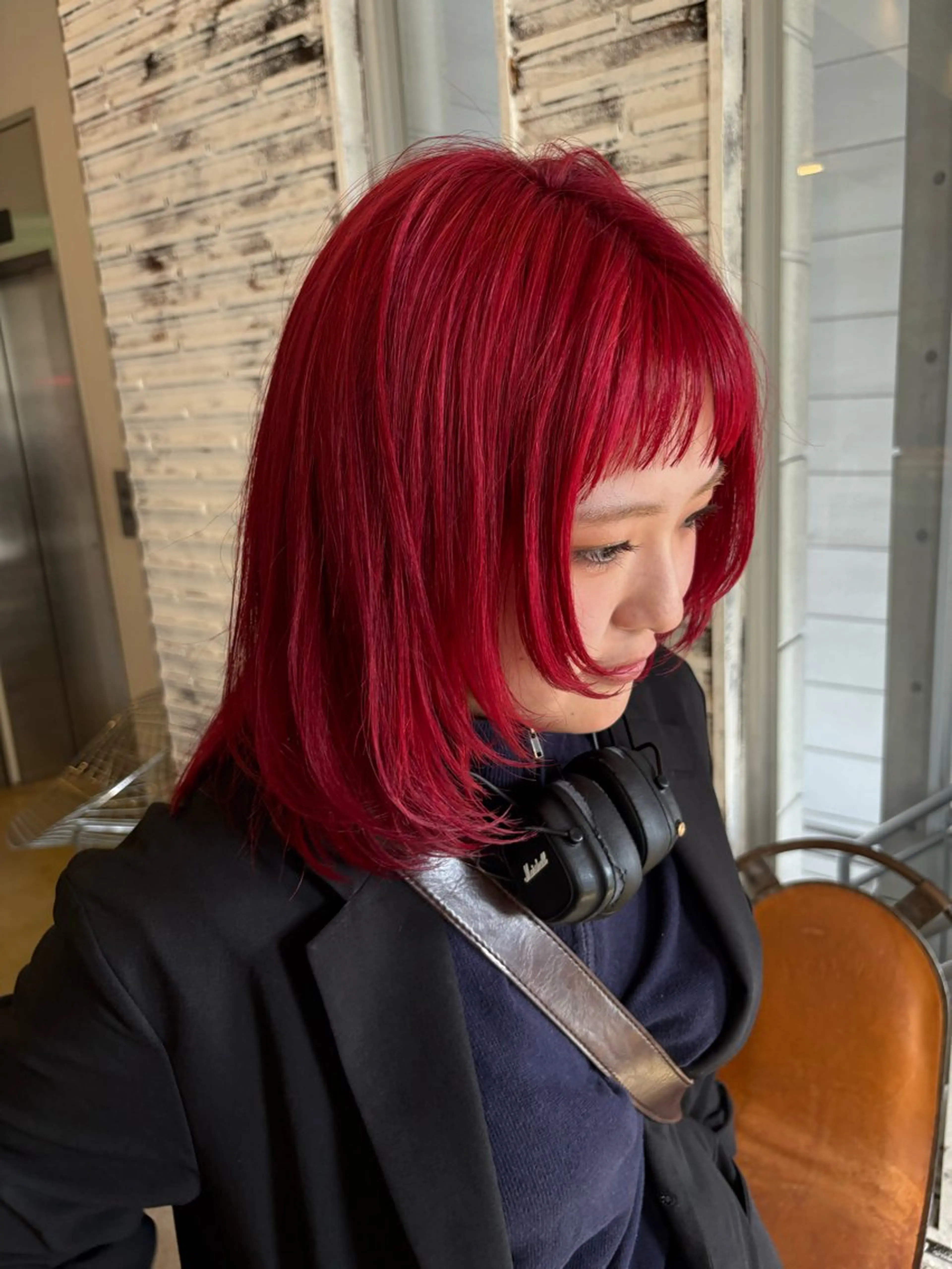 ミディアム カラー ブリーチ ケアブリーチ ダブルカラー ヘアカラー ✨艶ブリーチカラー✨ 酸性ストレート光太郎のヘアスタイル