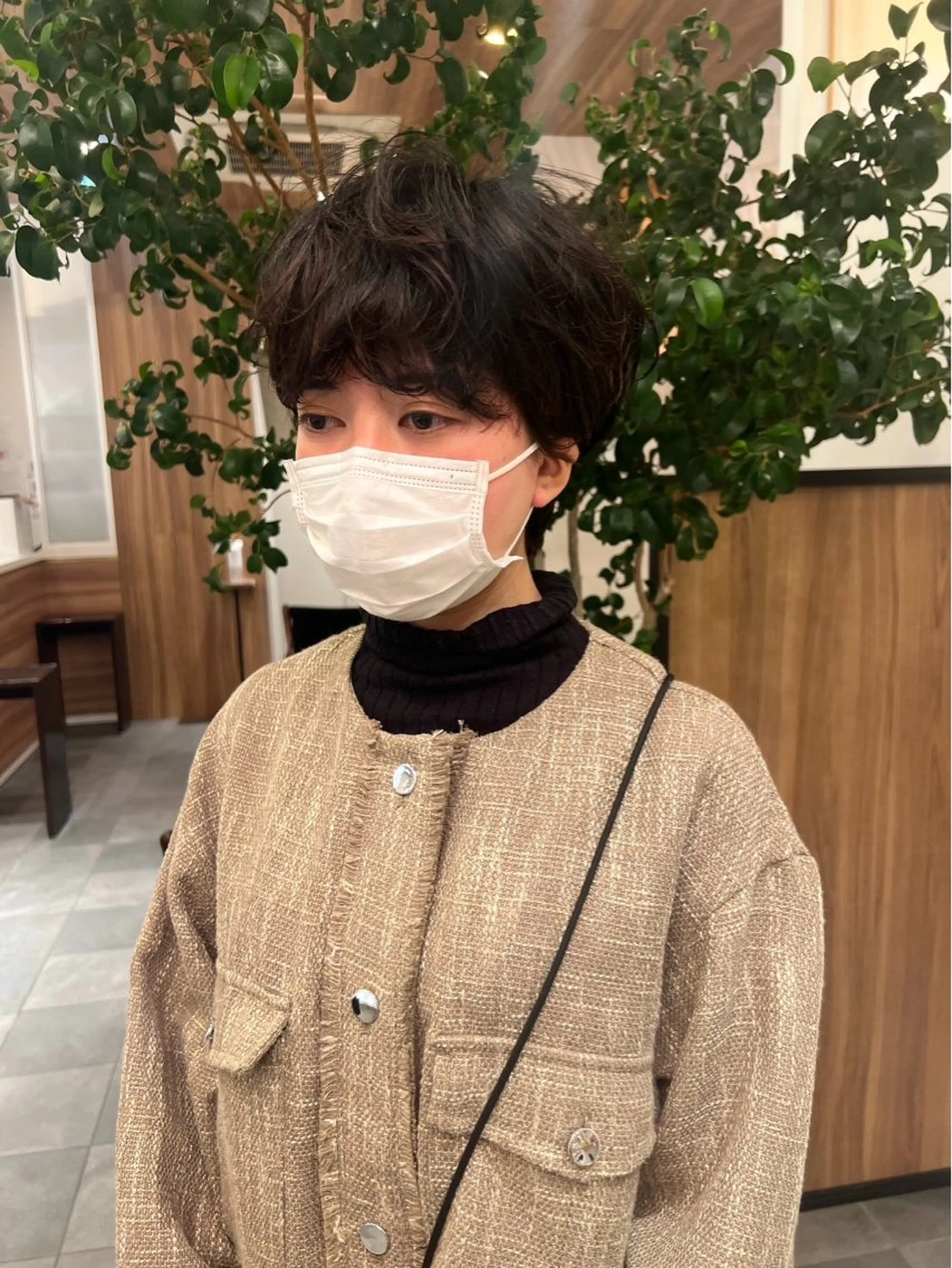 ショート パーマ パーマ BEAUTRIUM 穂乃香のヘアスタイル