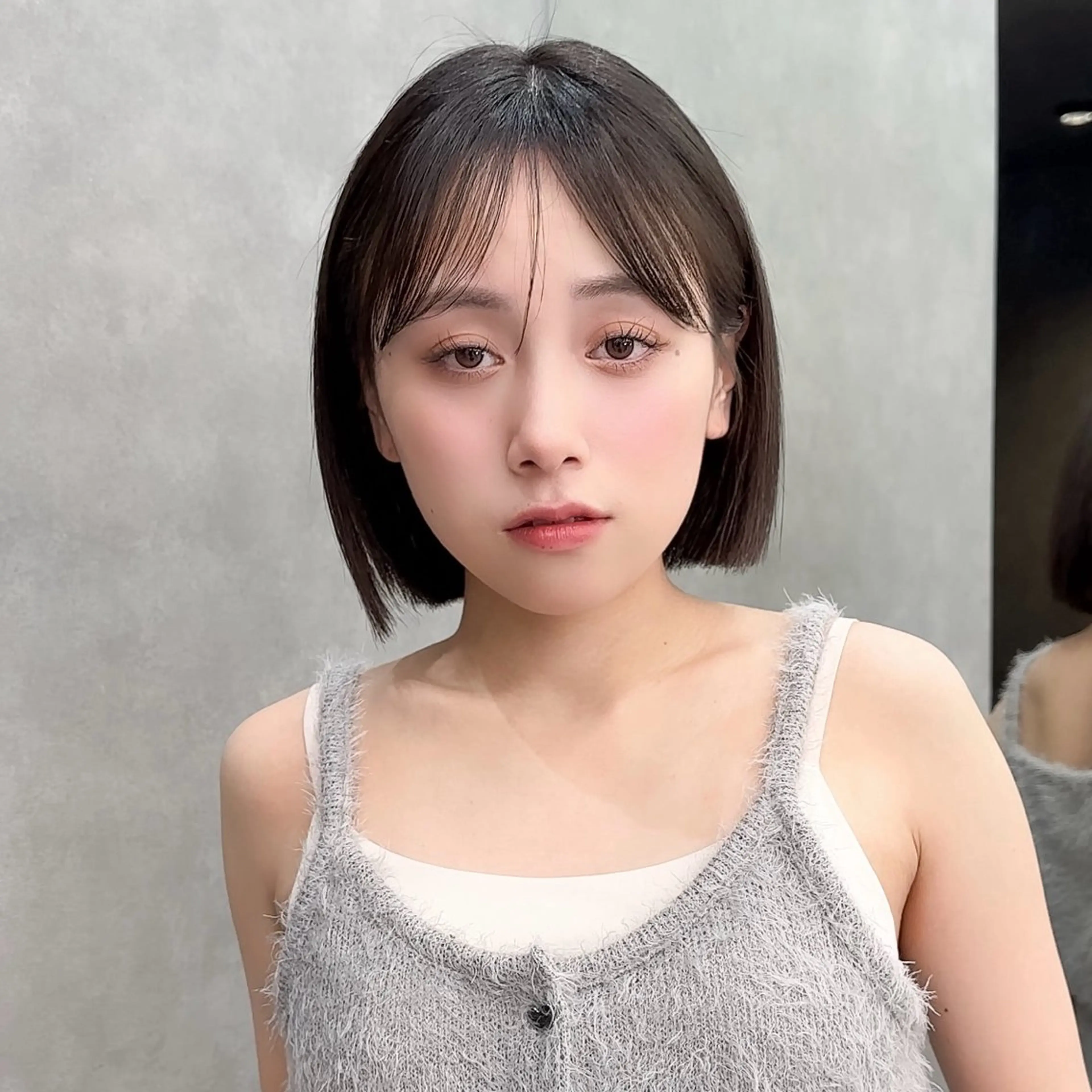 ショート カット ヘアカラー トリートメント 縮毛矯正/韓国ヘア /ボブ🪄ミズキのヘアスタイル