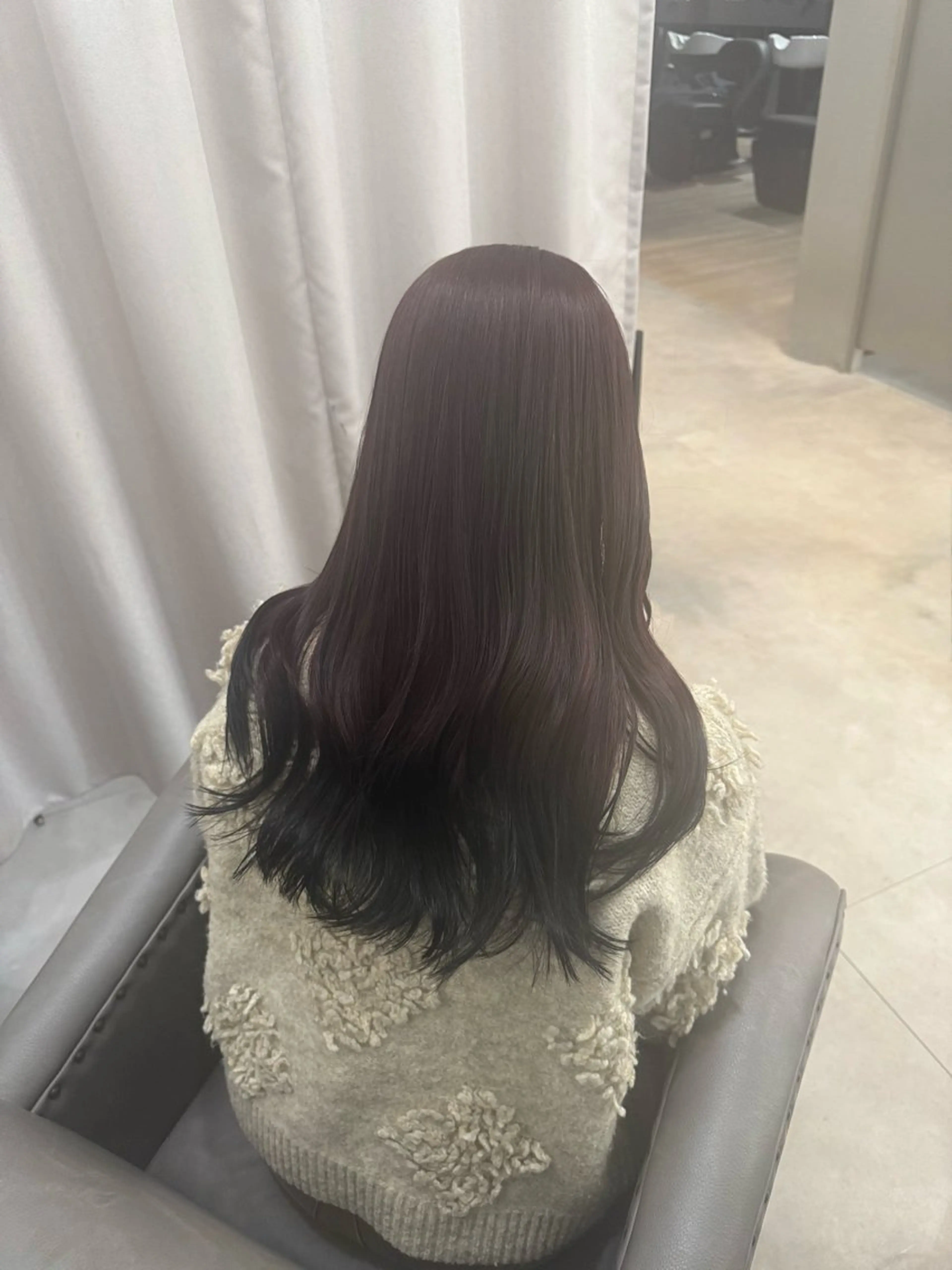 カラー ブラウンカラー レッドカラー ヘアカラー 衛藤 優希のヘアスタイル