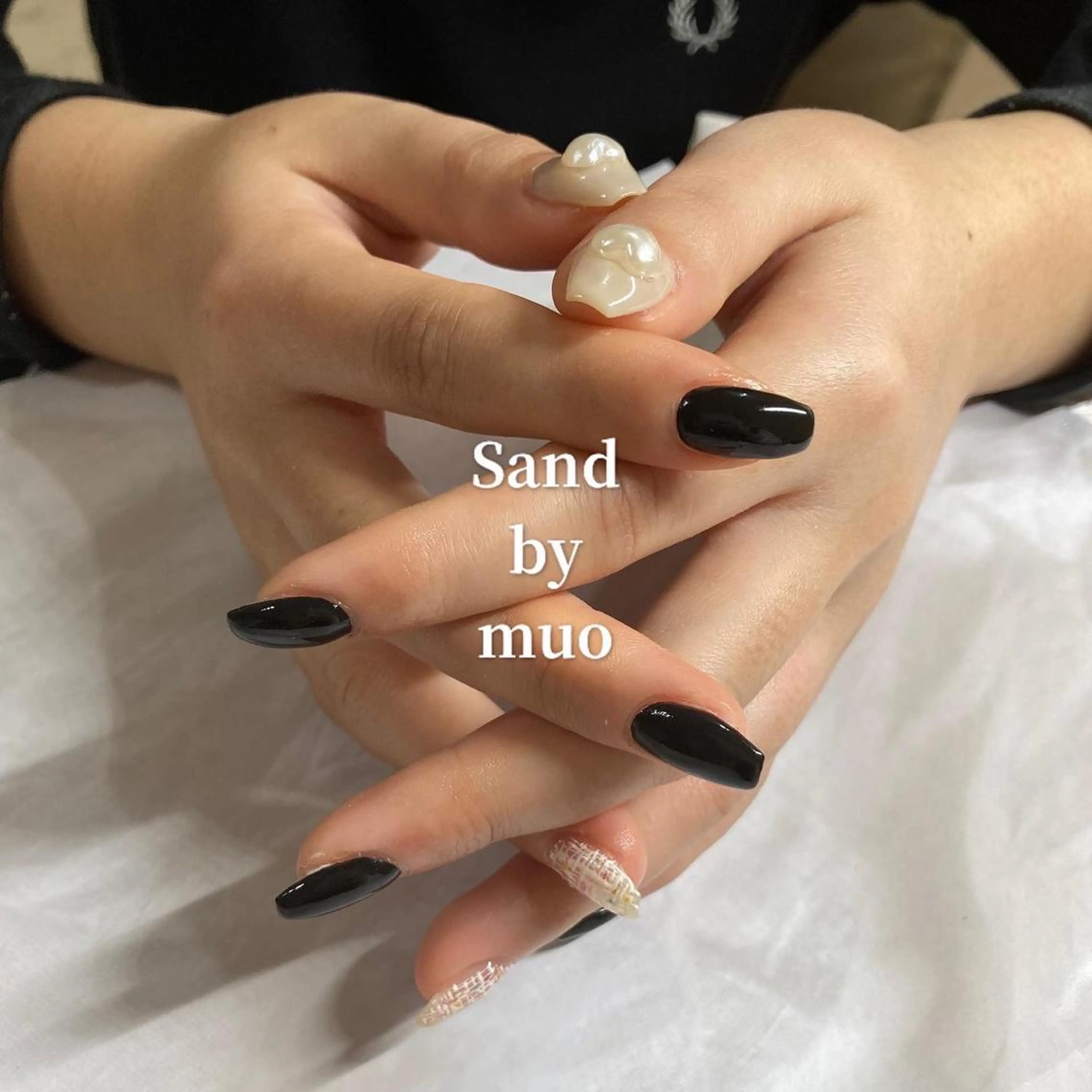 ネイル ツイードネイル Sand by muoのネイルデザイン