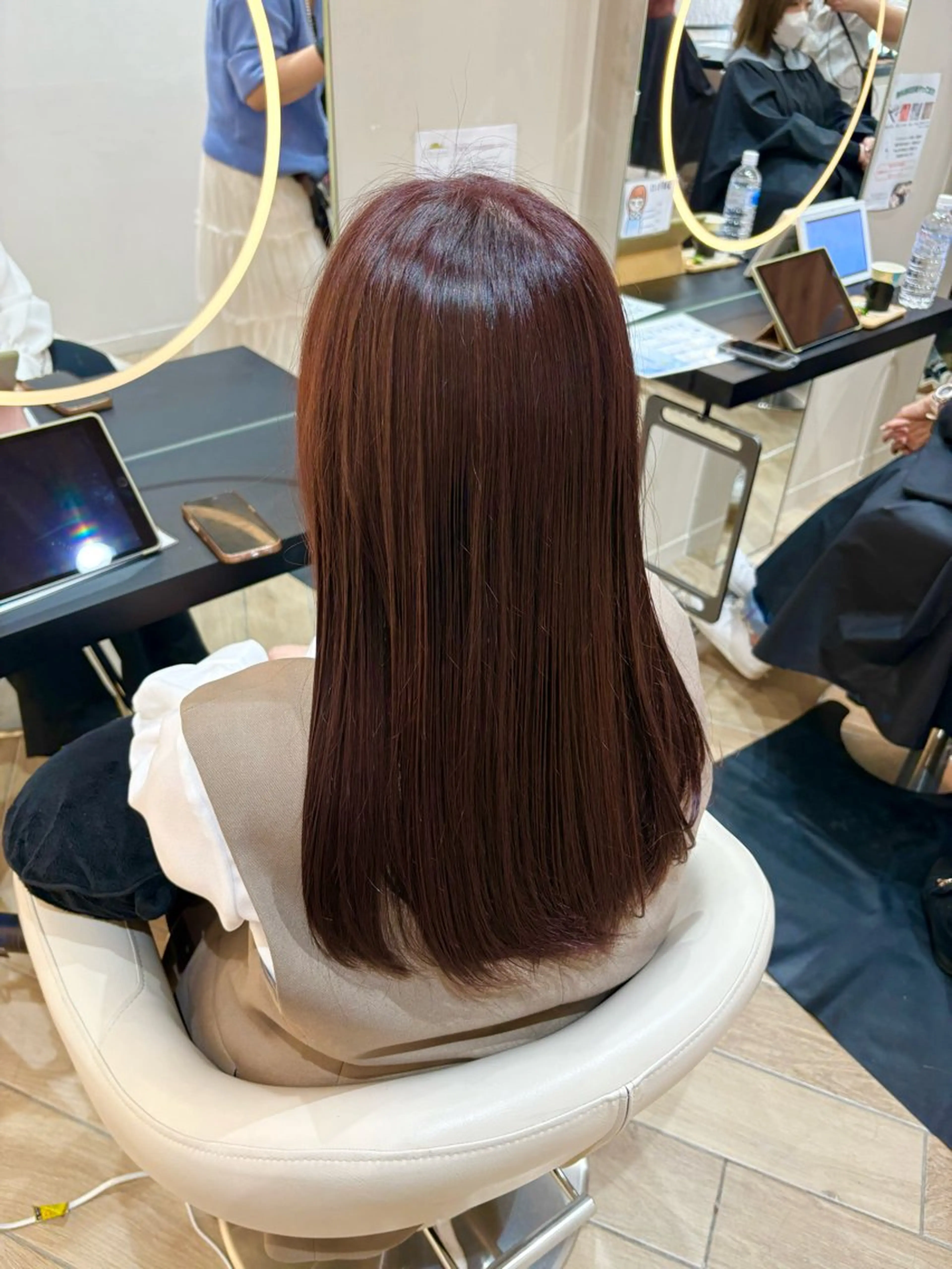 セミロング ヘアカラー トリートメント ヘアセット 🎀推し活カラー/ ピンクカラー/のののヘアスタイル