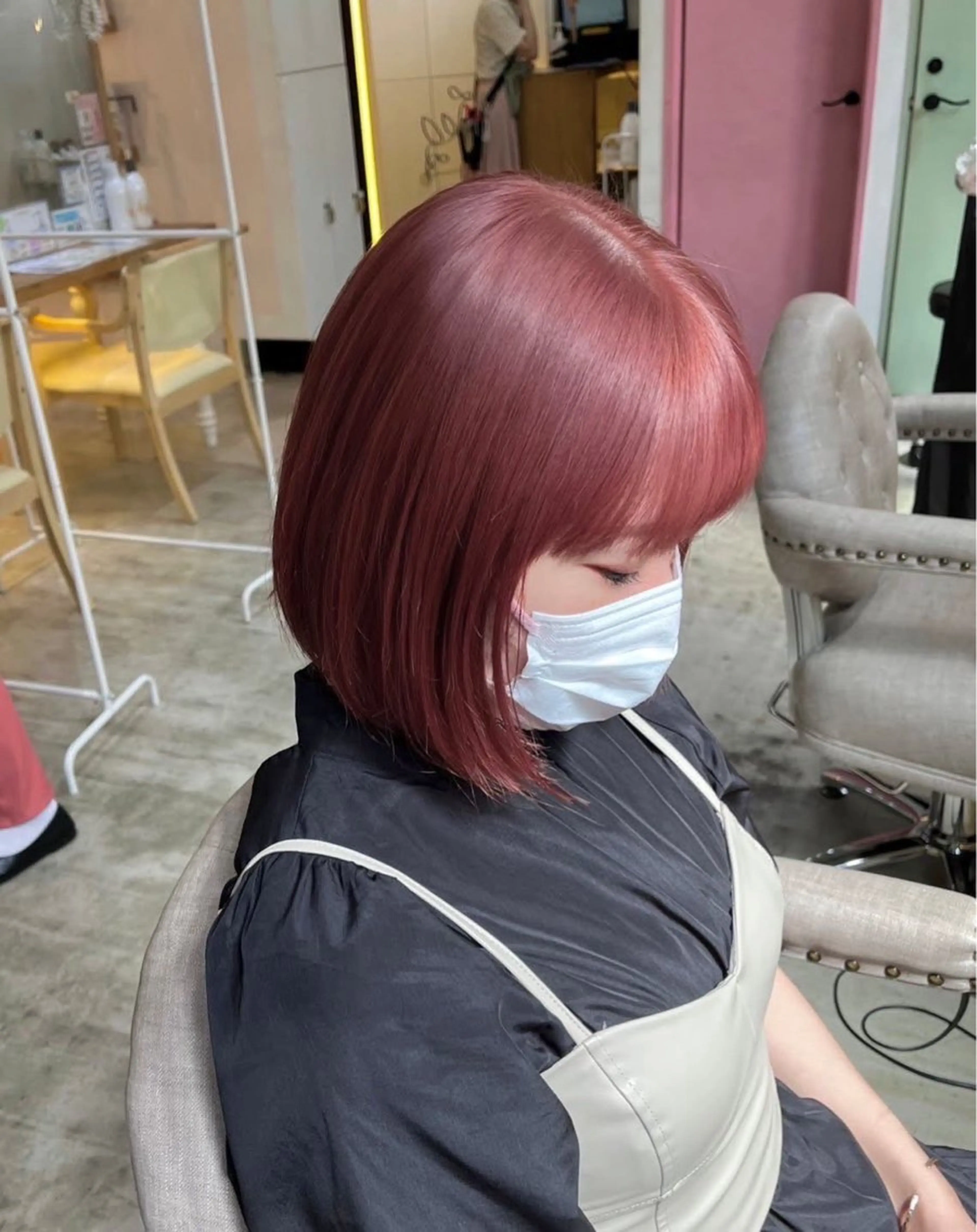 カラー モデル募集中‎🤍 山崎妃香のヘアスタイル