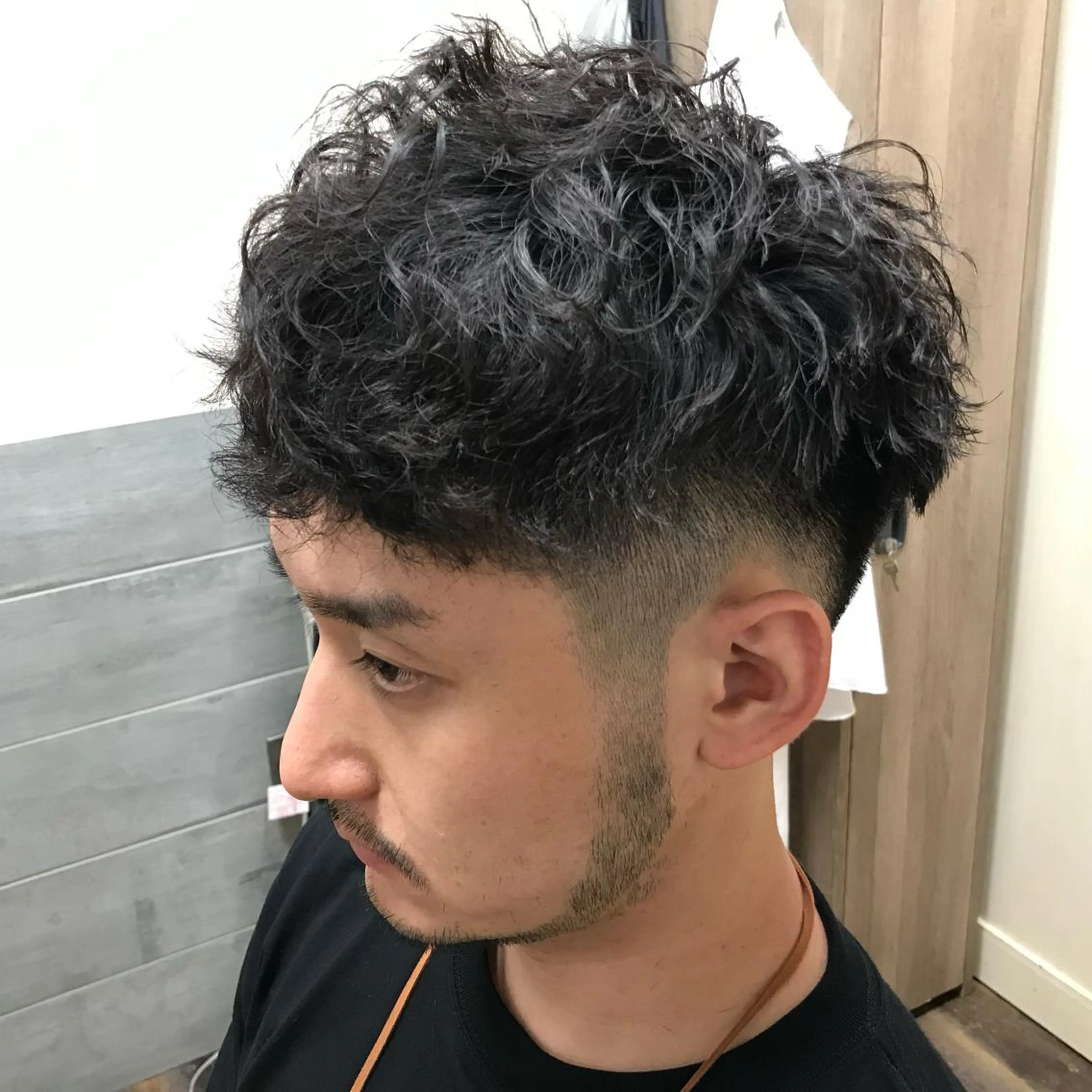 パーマ メンズ メンズ特化/パーマ/ フェードWATARUのヘアスタイル