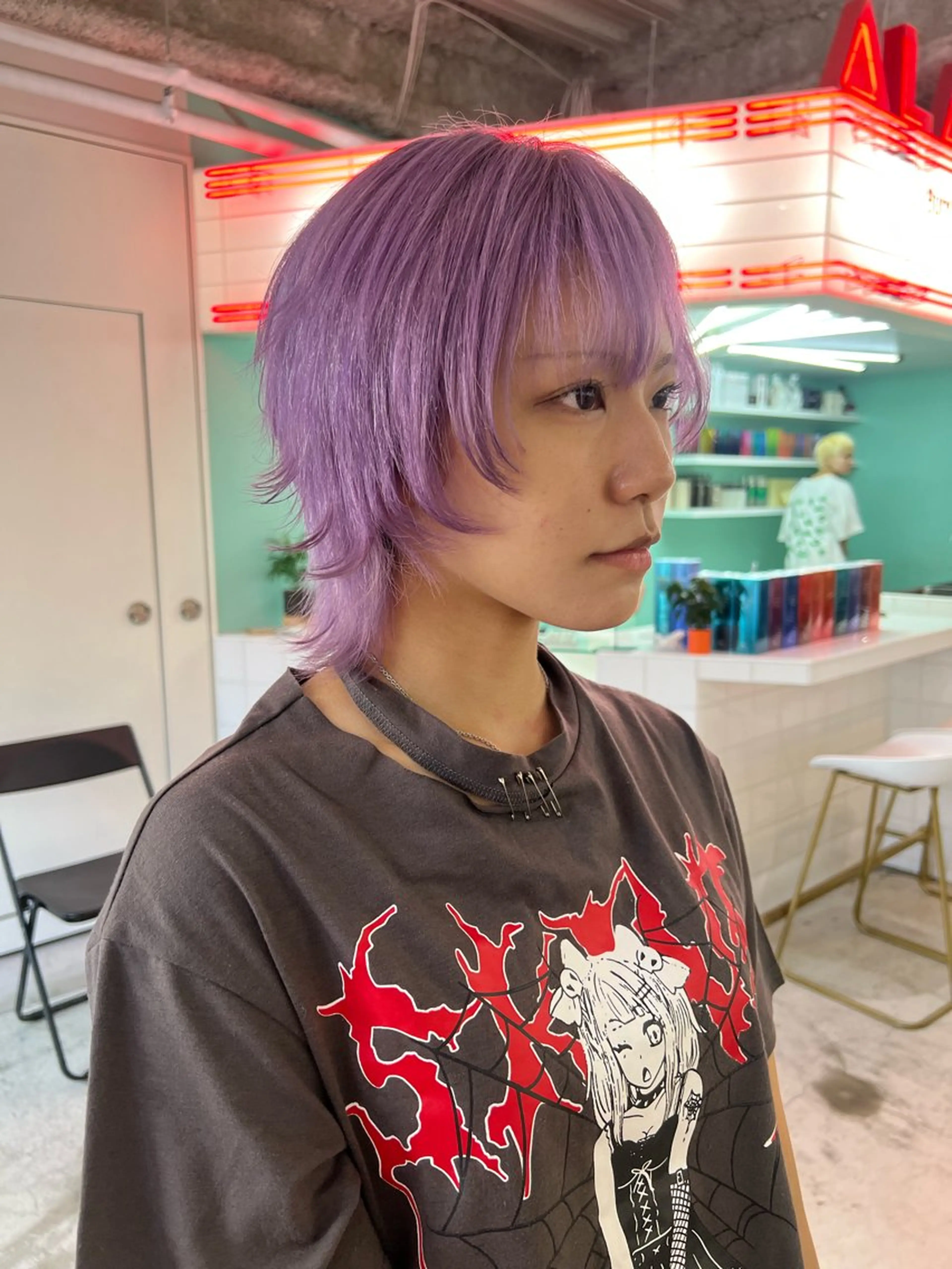 ミディアム 💥ウルフカット デザインあんな💥のヘアスタイル