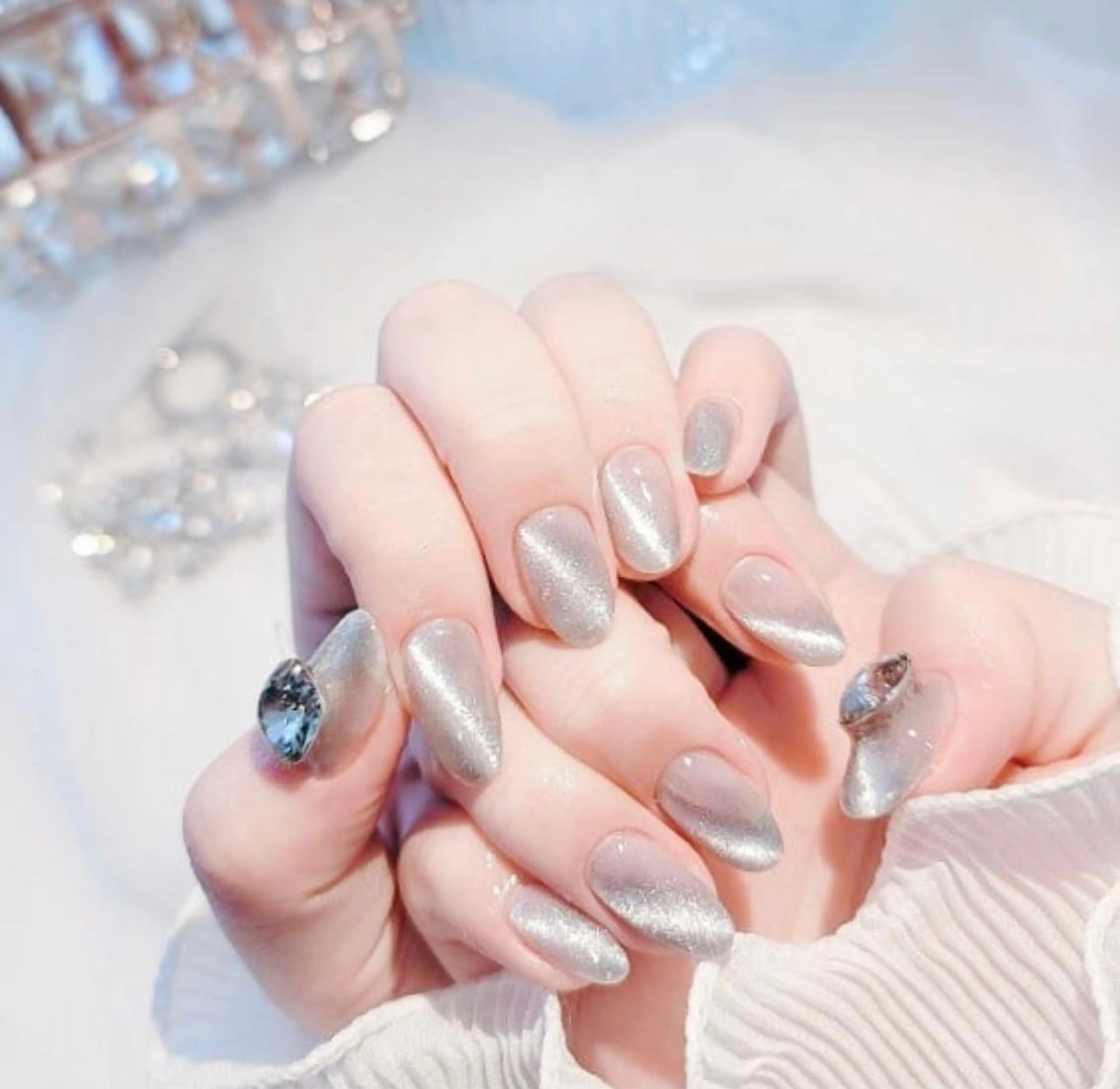 ネイル ✨Serenity ワンホンネイルのネイルデザイン