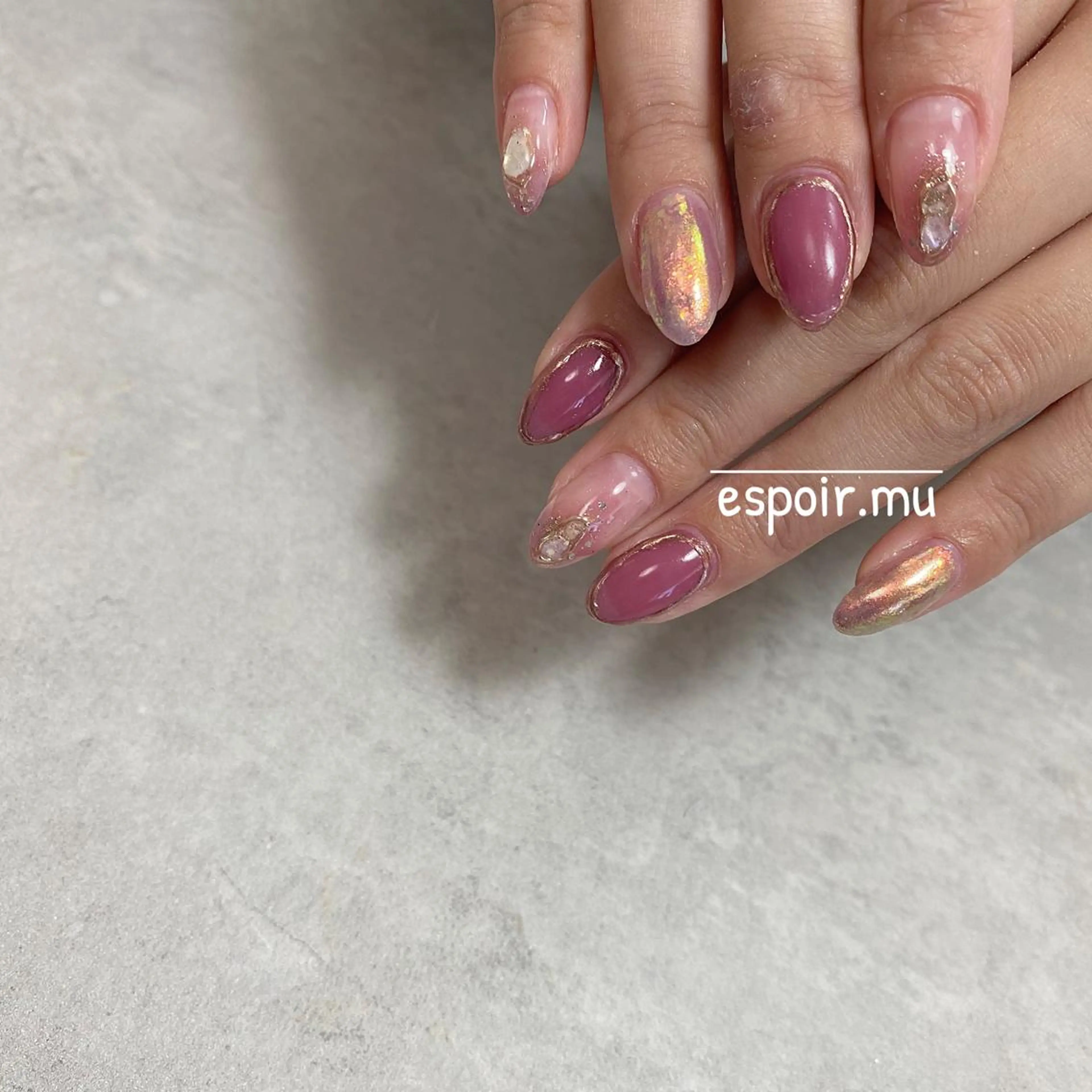 ネイル espoir. muのネイルデザイン