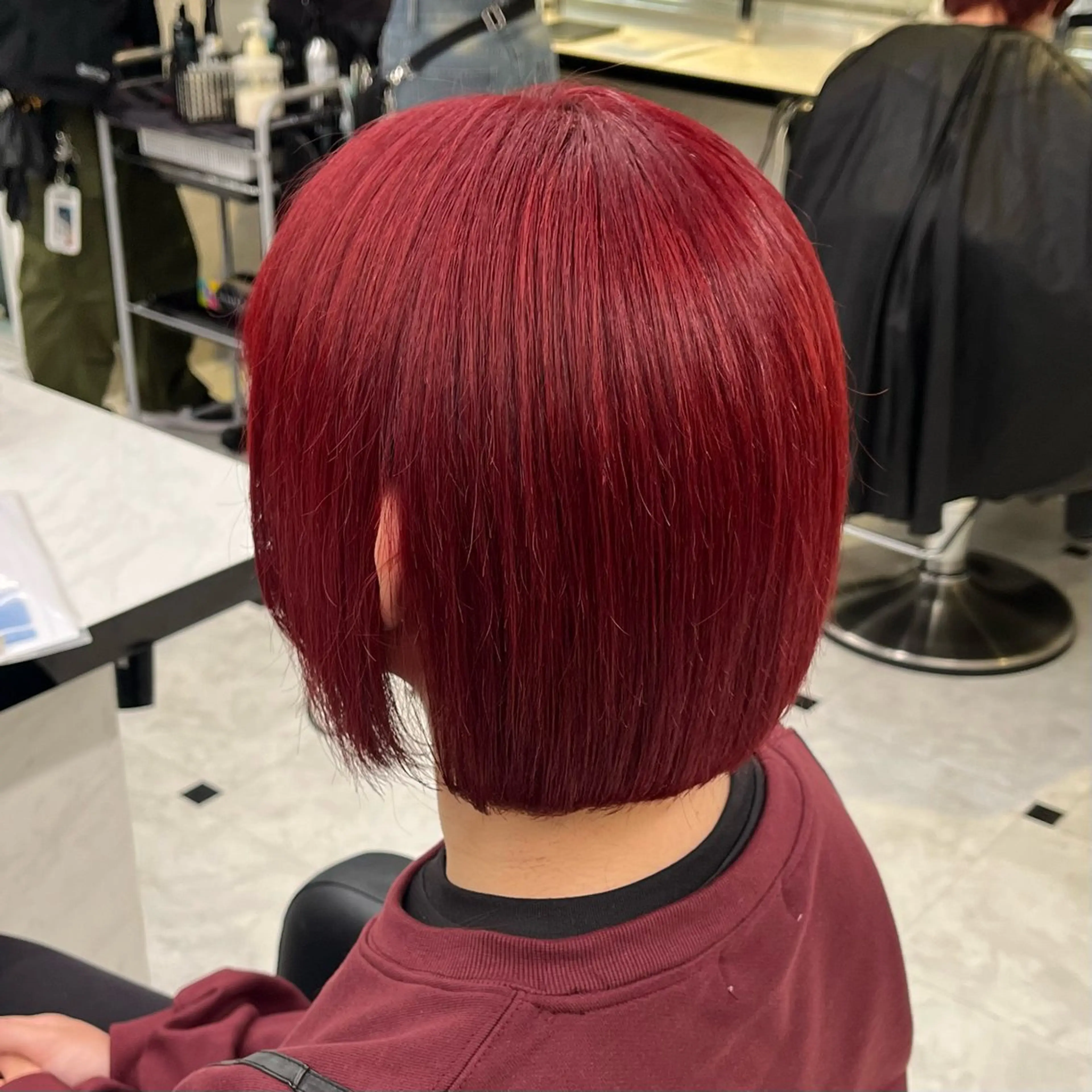 カラー 韓国ガーリー🤍暖 色カラー🤍misaのヘアスタイル