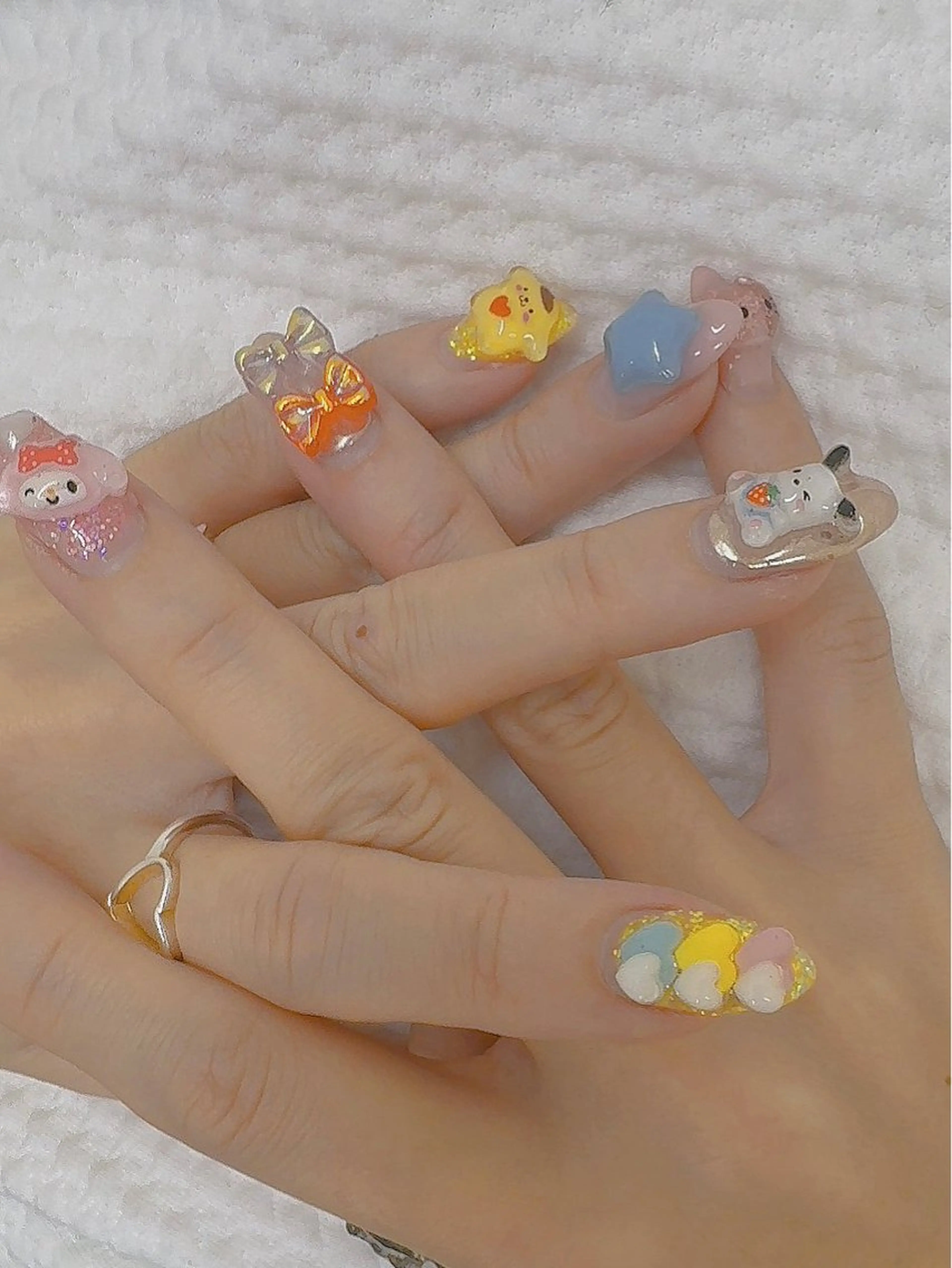 ネイル ハンドネイル ハンドケア ネイル＆アイラッシュ ∩_∩アオイのネイルデザイン