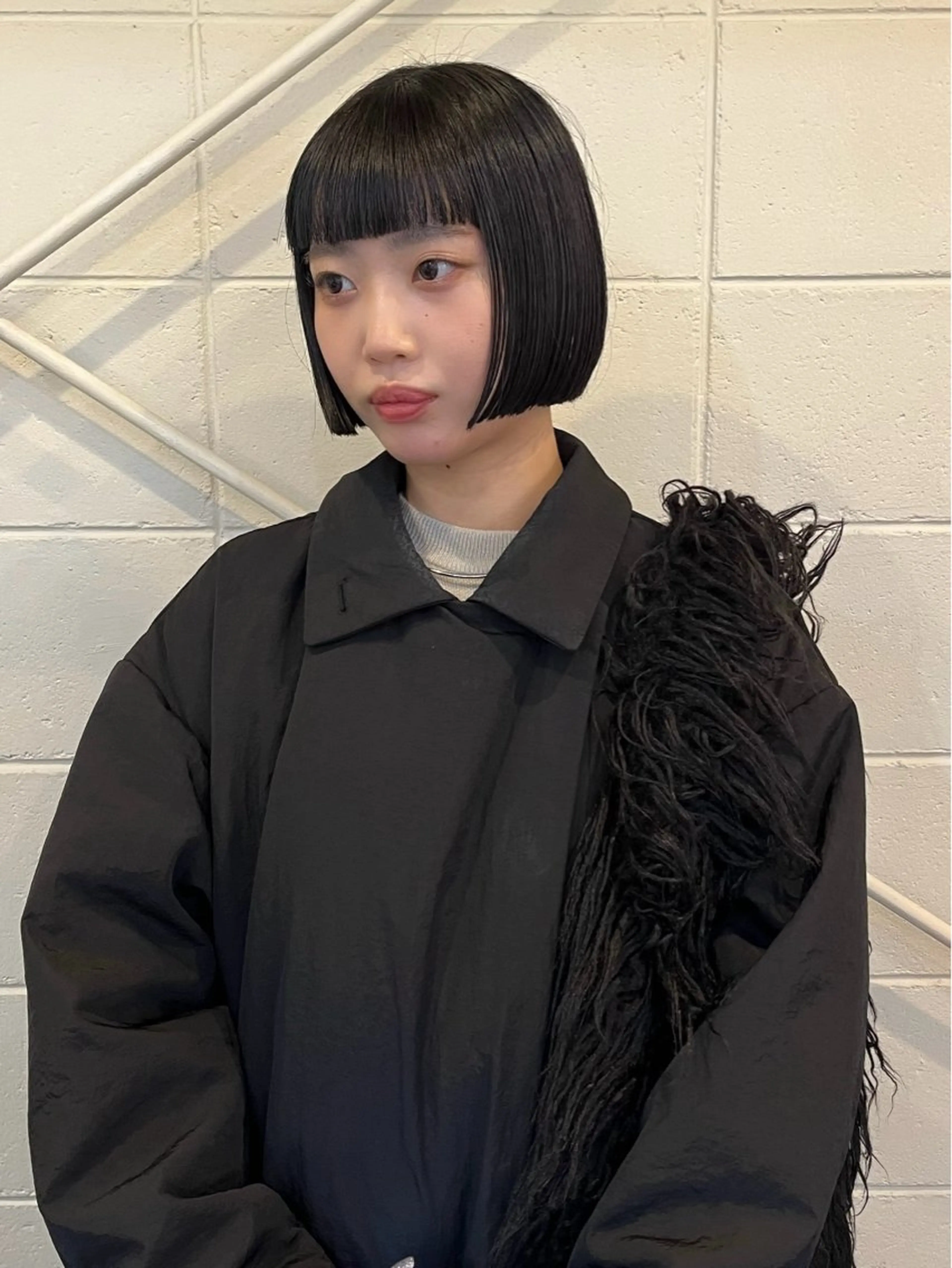 ショート カラー ボブ iru所属・mi kiのヘアスタイル