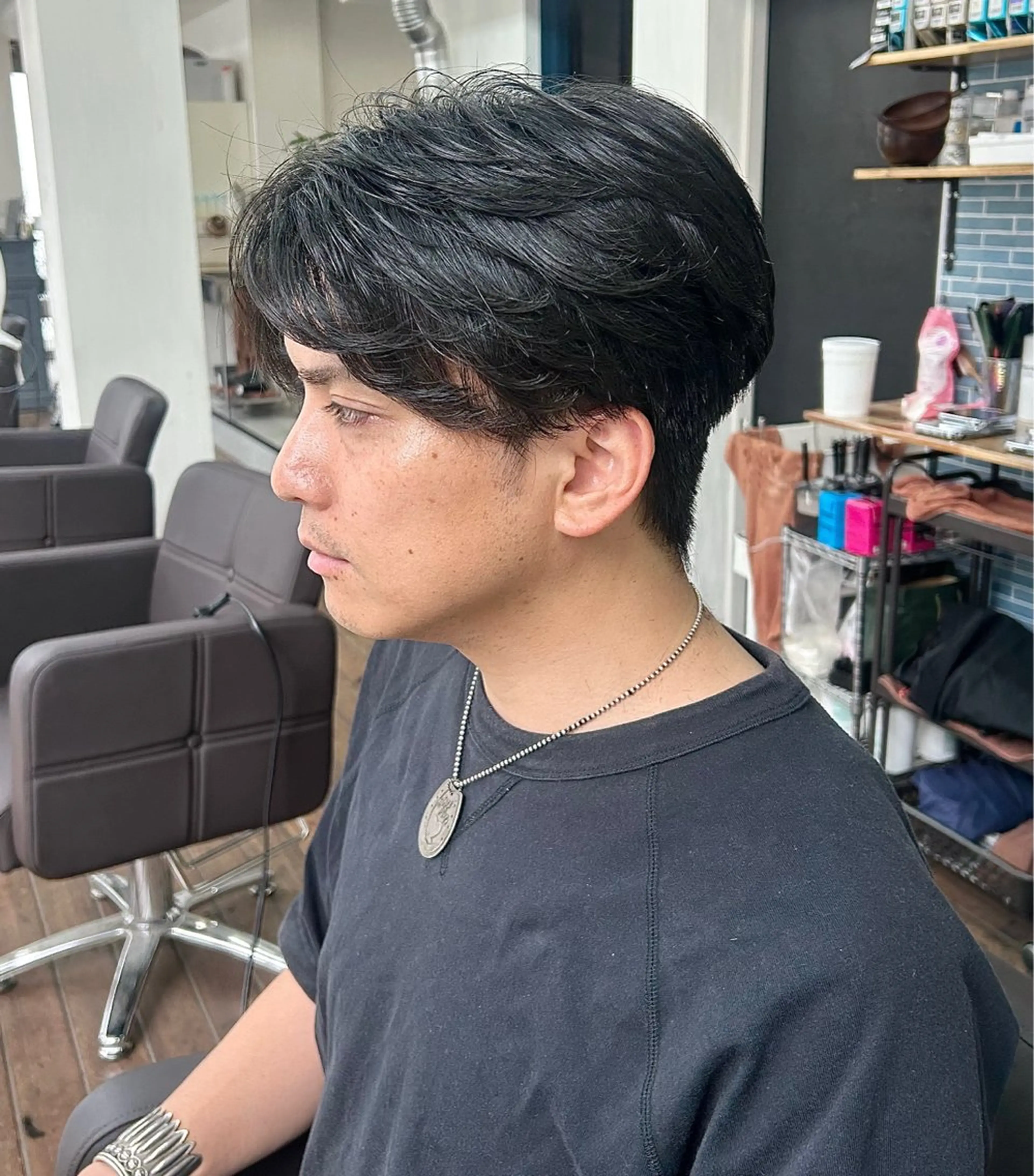 パーマ メンズ メンズサロン　アソビ元町店所属・メンズカット✨ メンズパーマ聖のヘアスタイル