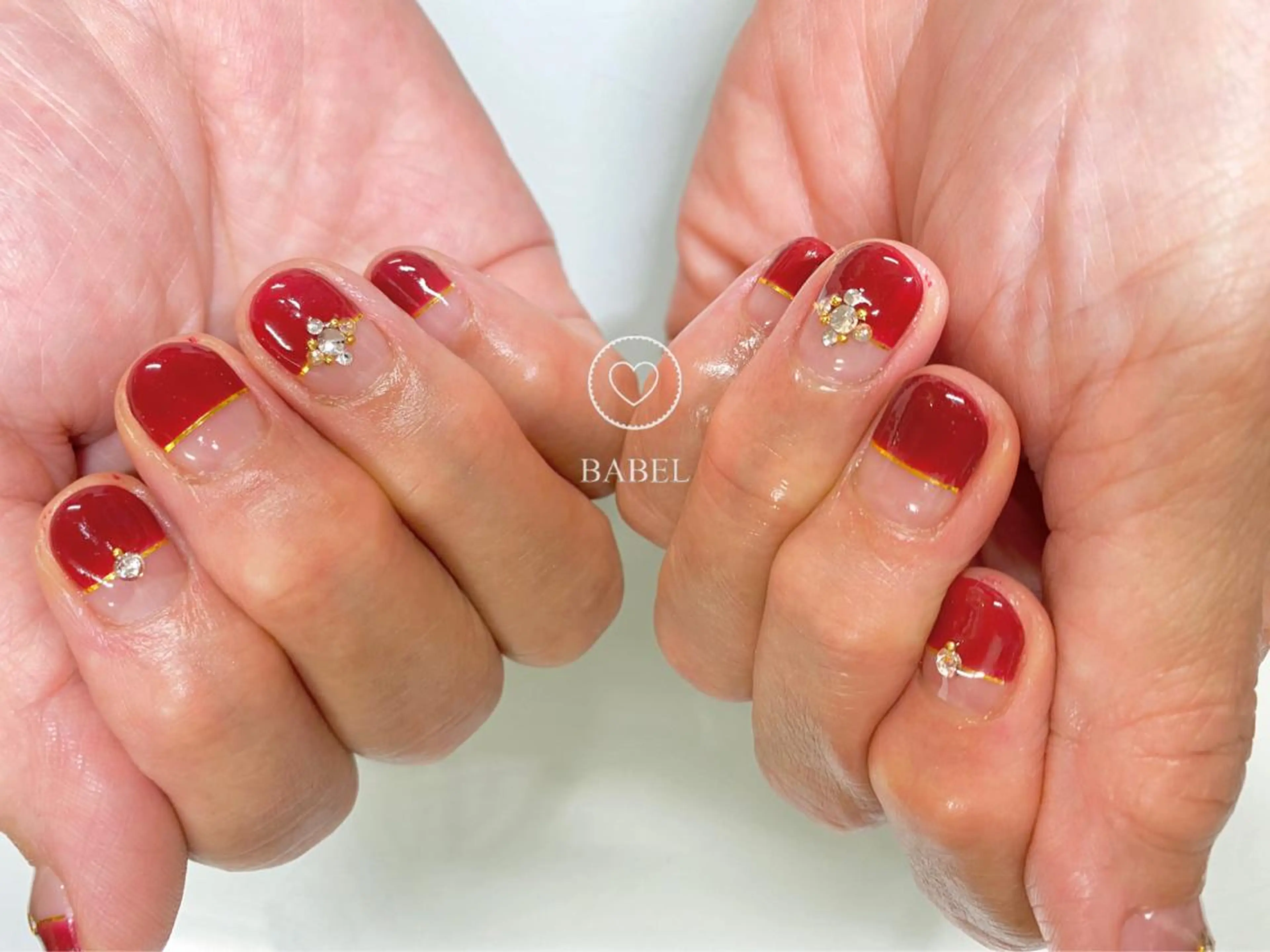 ネイル ハンドネイル BABELバベル所属・江戸川橋✨BABEL 【バベル】大人可愛いのネイルデザイン