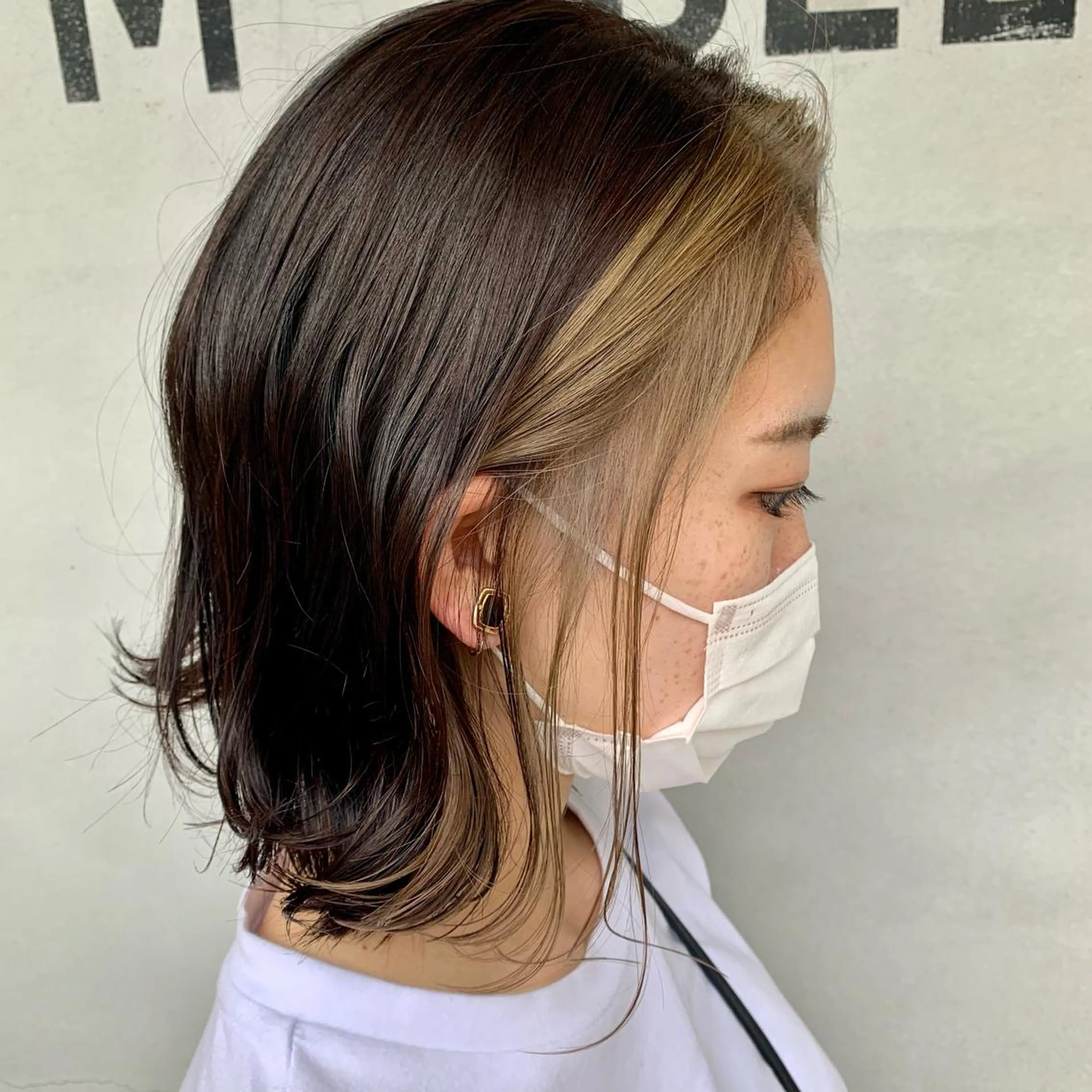 ミディアム ヘアカラー トリートメント ︎︎☺︎ yuri ︎︎☺︎のヘアスタイル