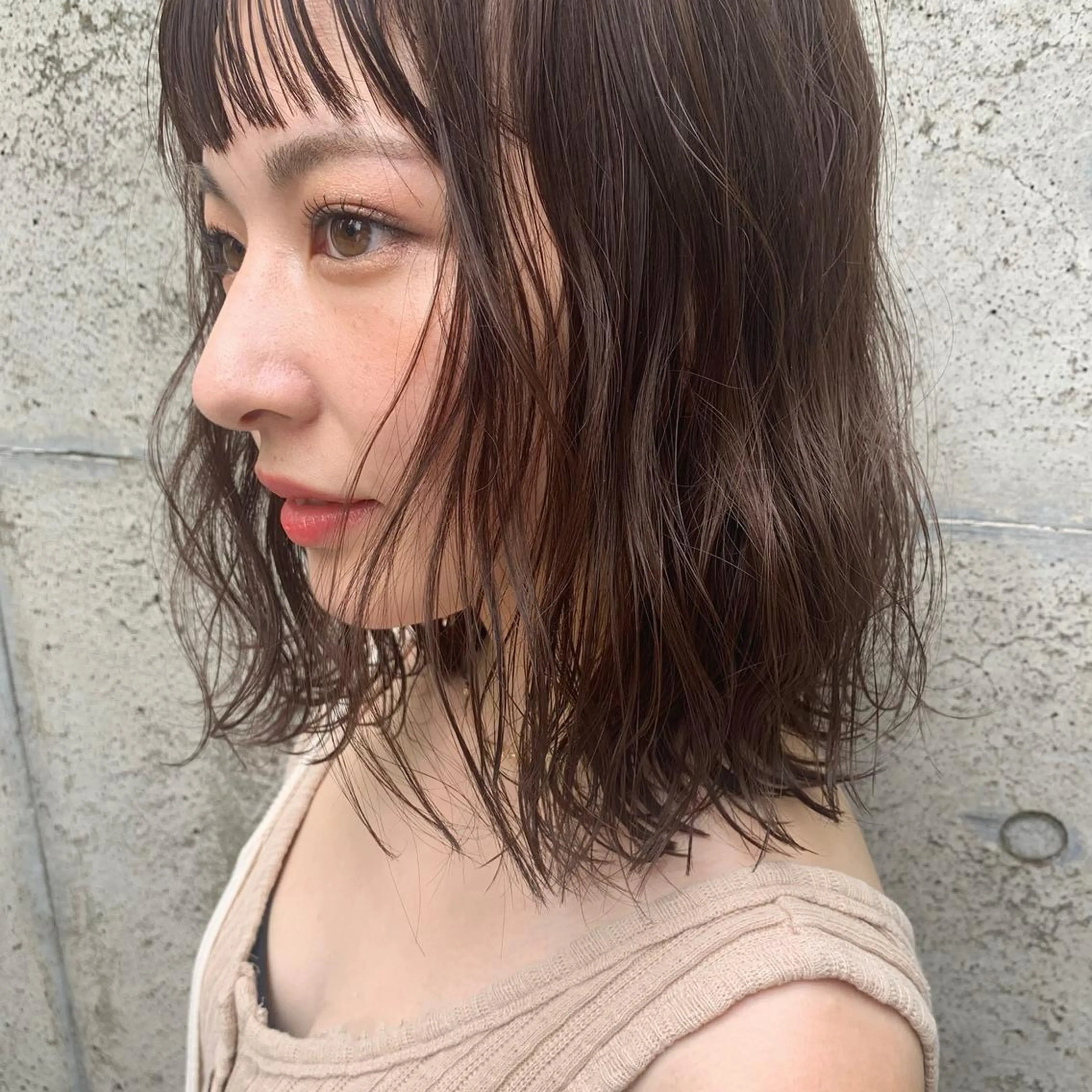 セミロング カラー 代表🎀 ふわモテ愛 され髪🩷yumiのヘアスタイル