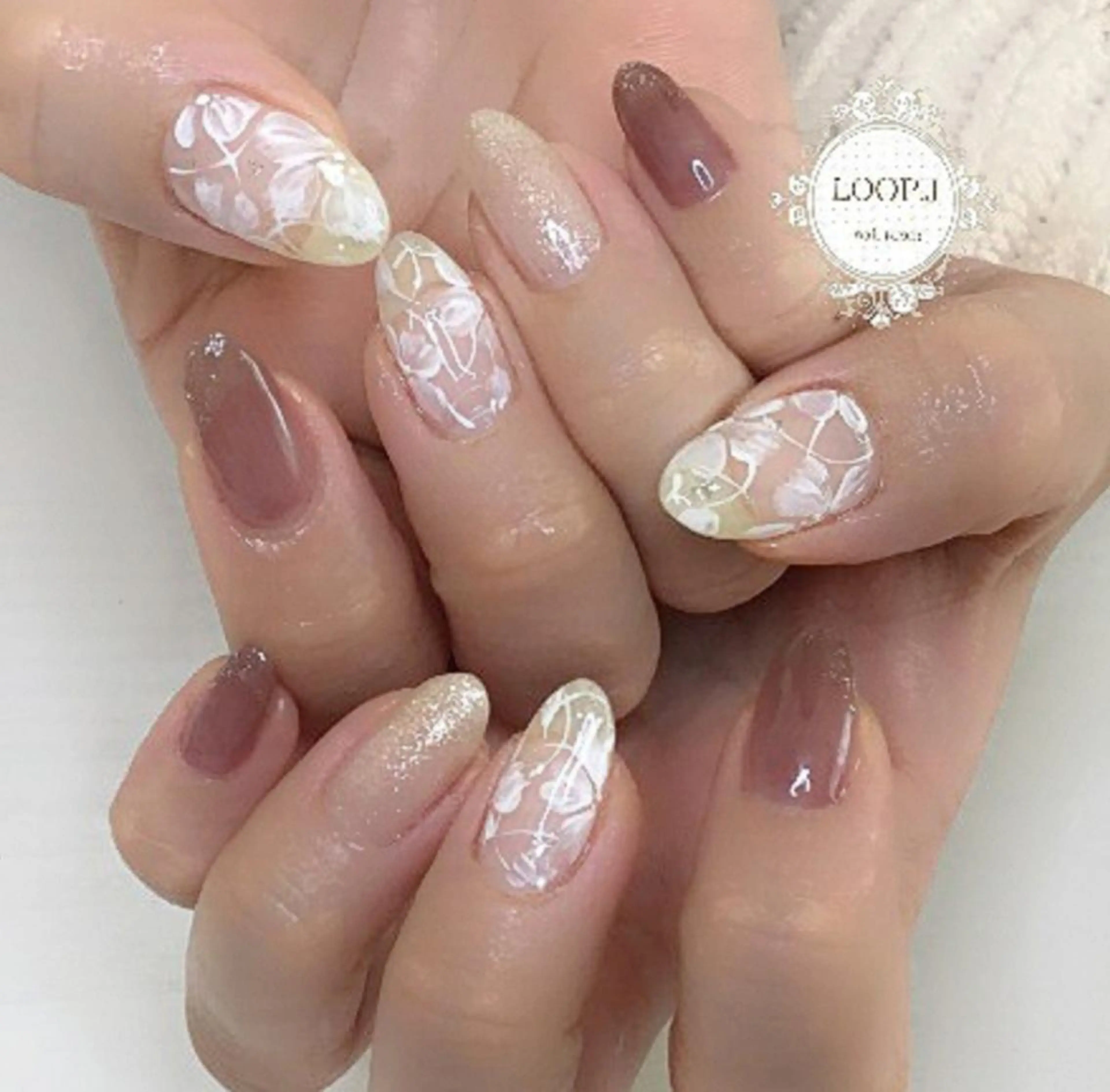 ネイル ハンドネイル おおくぼ めぐみのネイルデザイン