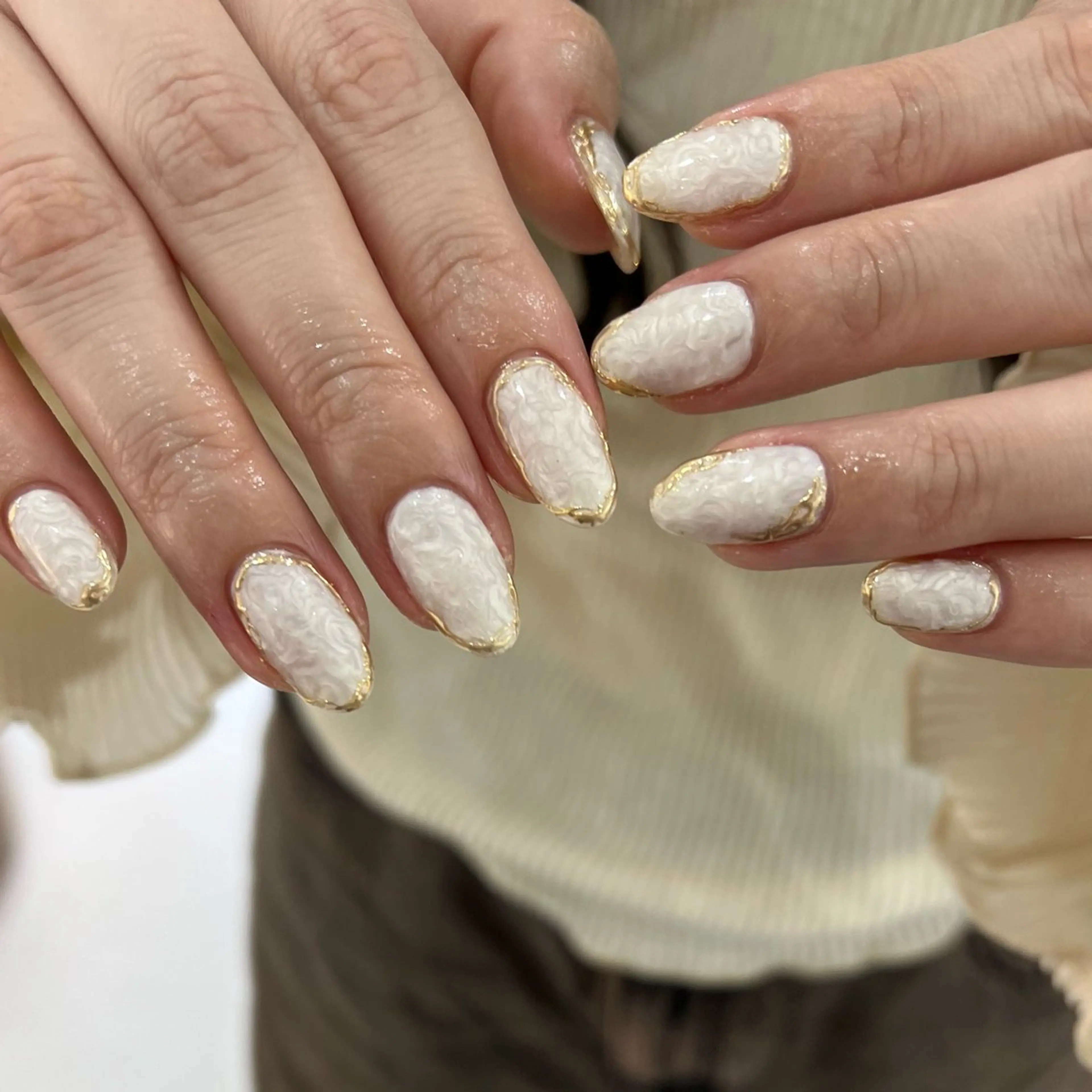 ネイル 持ち込み ハンドネイル nue　nail salon 代々木店所属・yokozawa sakiのネイルデザイン