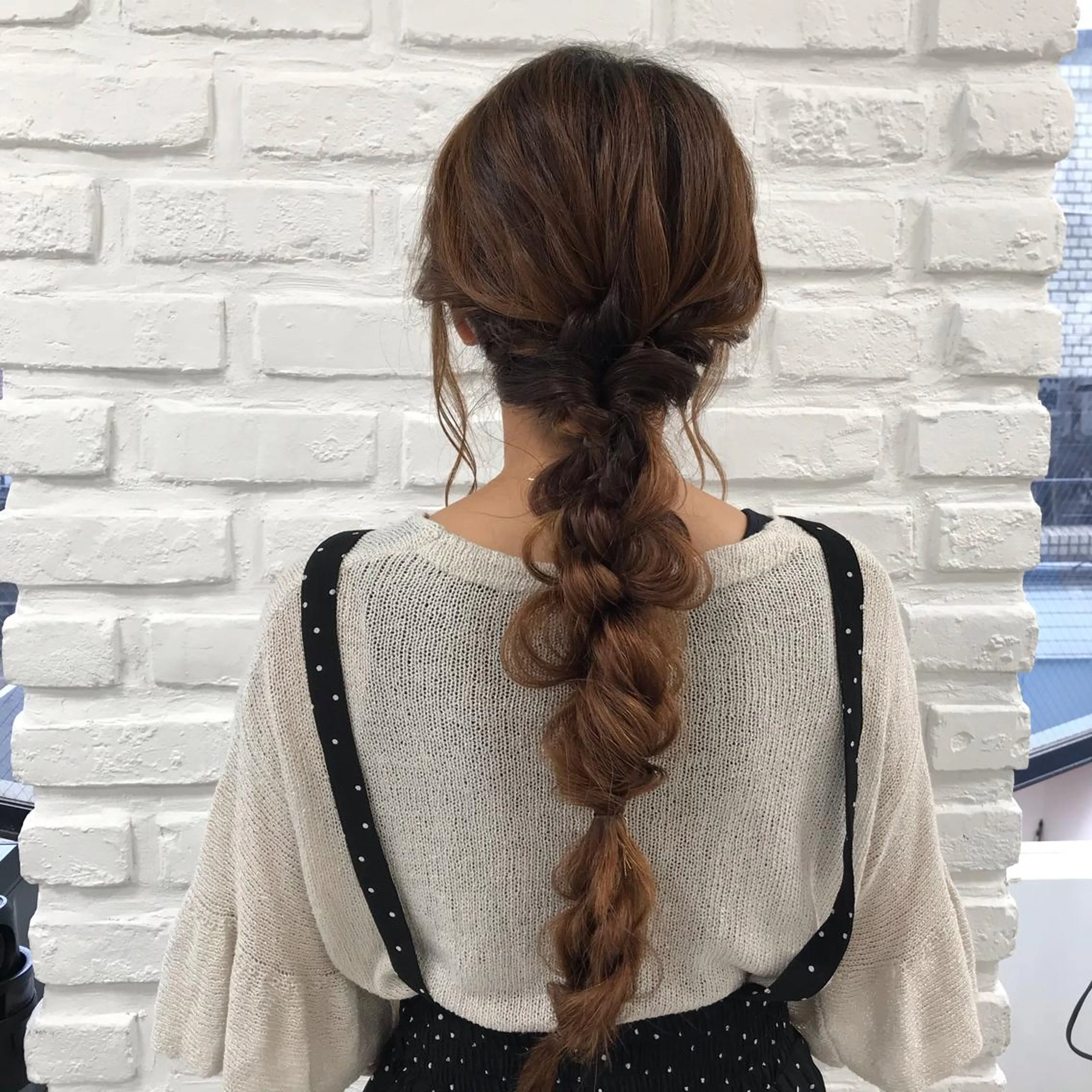 ロング ヘアアレンジ ロング ヘアセット 暖色カラー💜 中山由梨のヘアスタイル