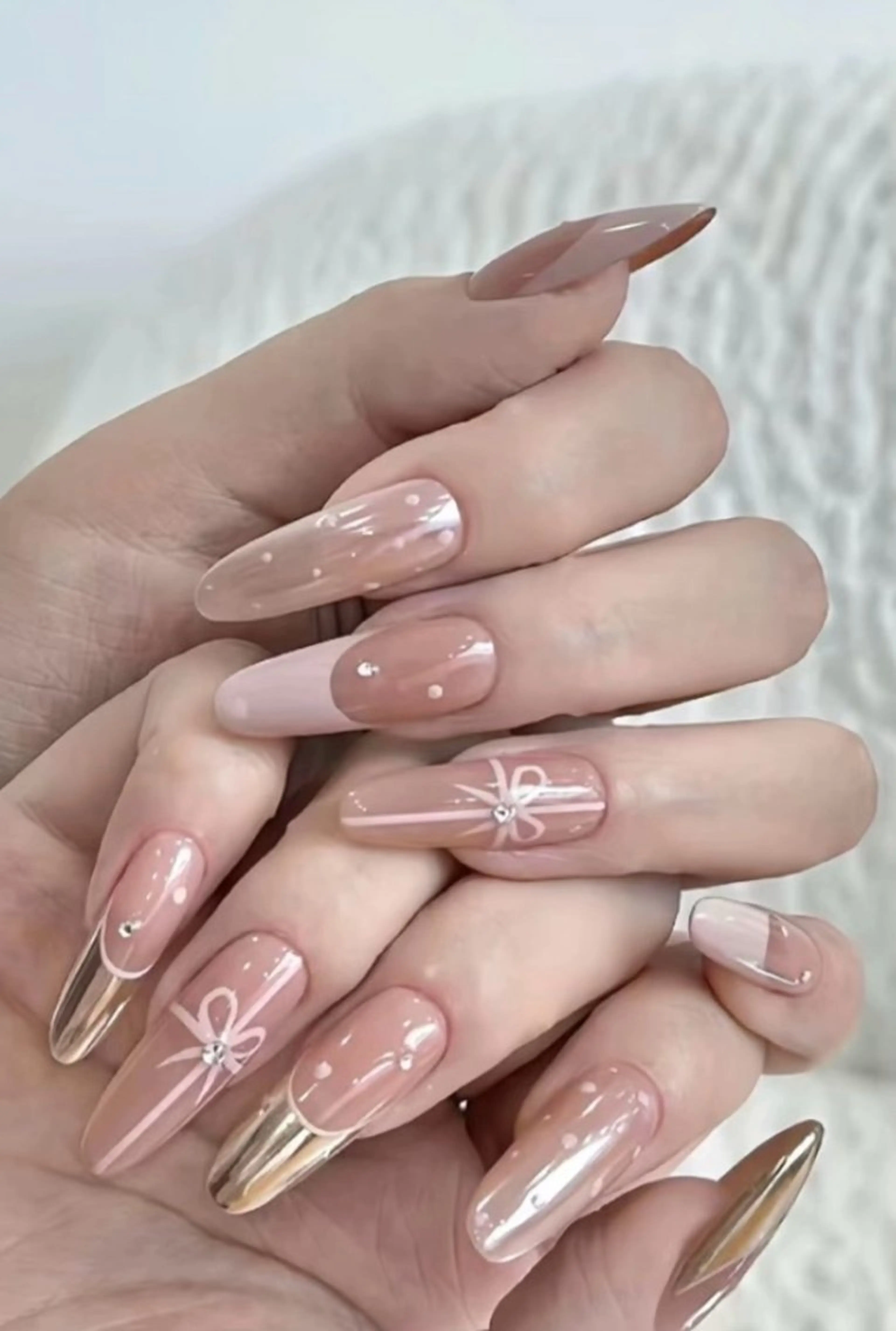 ネイル 長さ出し ネイルチップ SARAH ネイルサロン所属・SARAH ネイルサロンのネイルデザイン