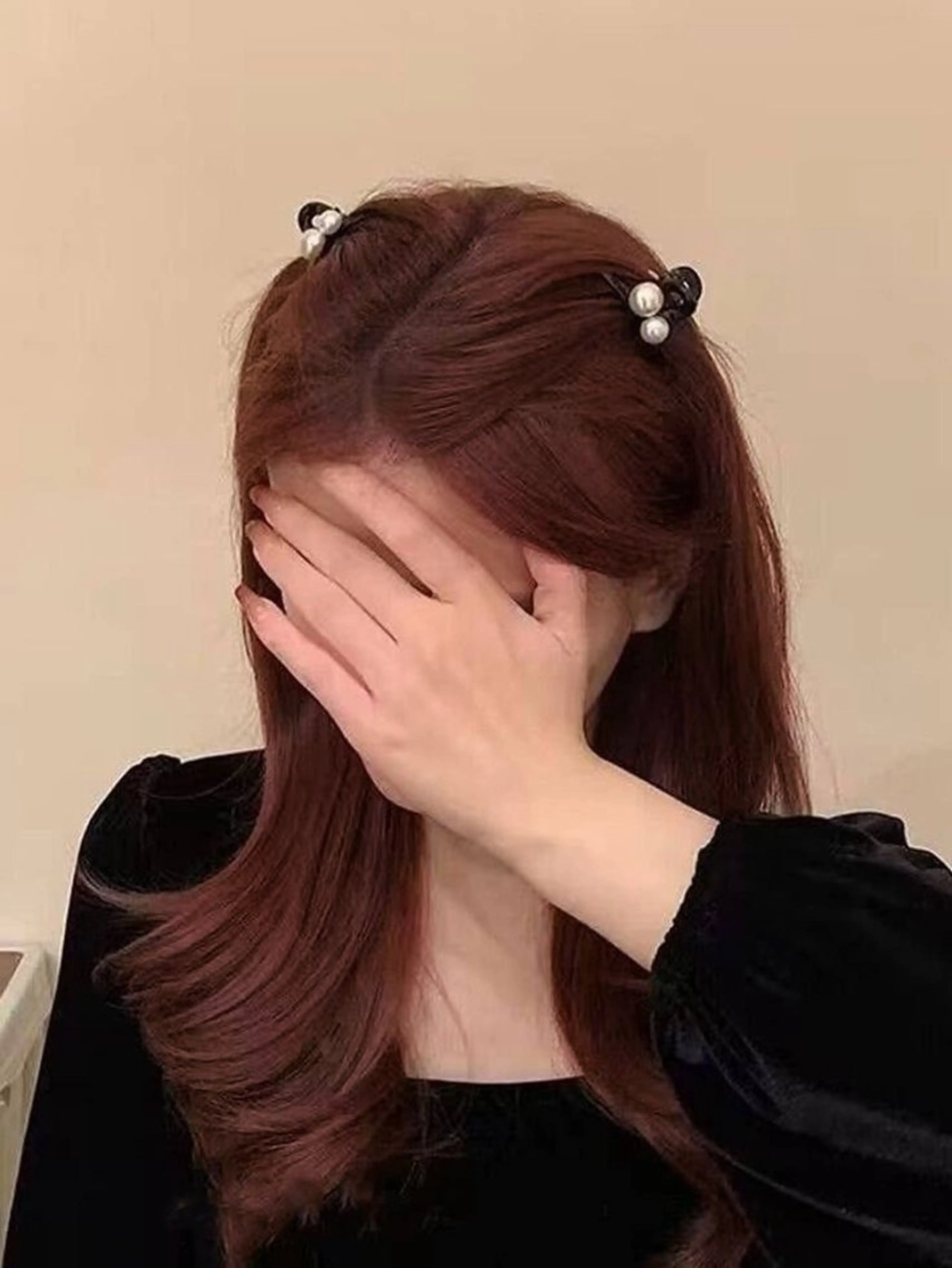 ロング ヘアカラー トリートメント ヘッドスパ ヘアセット *⋆꒰ঌまろやか暖色 ໒꒱⋆*まな🥣🪽のヘアスタイル