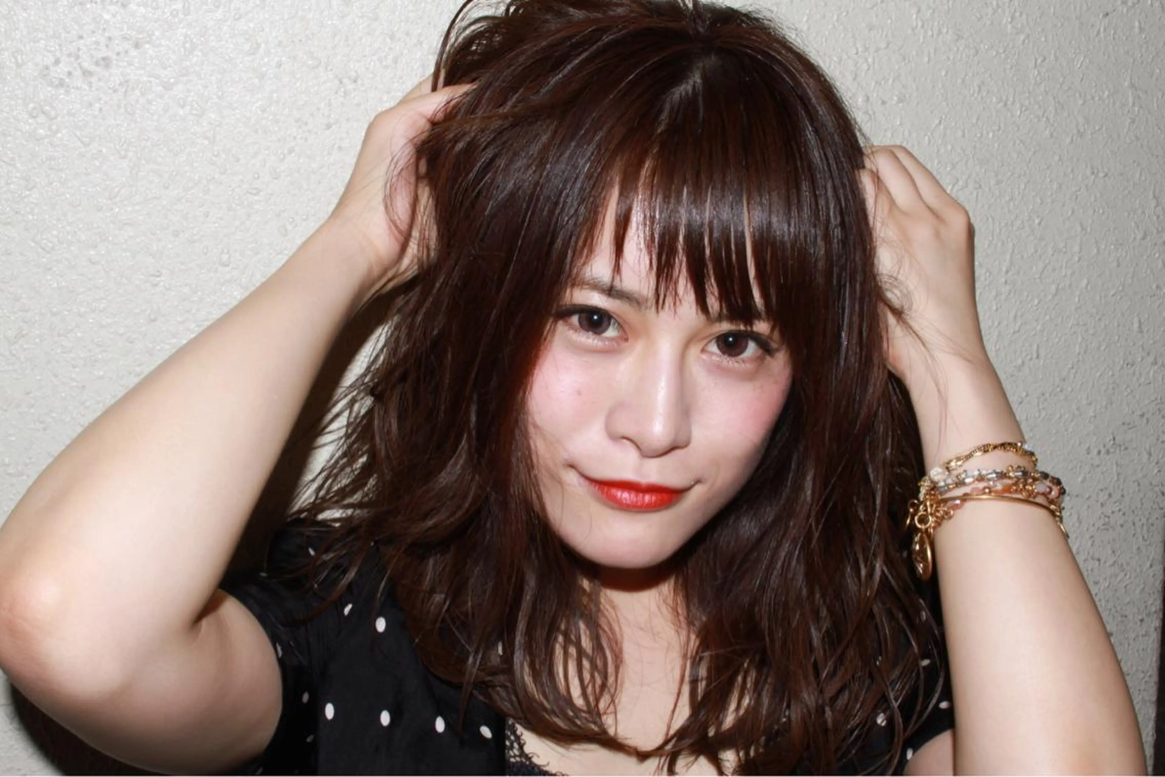 セミロング カラー パーマ 立川、北口.ans 黒木 和大のヘアスタイル