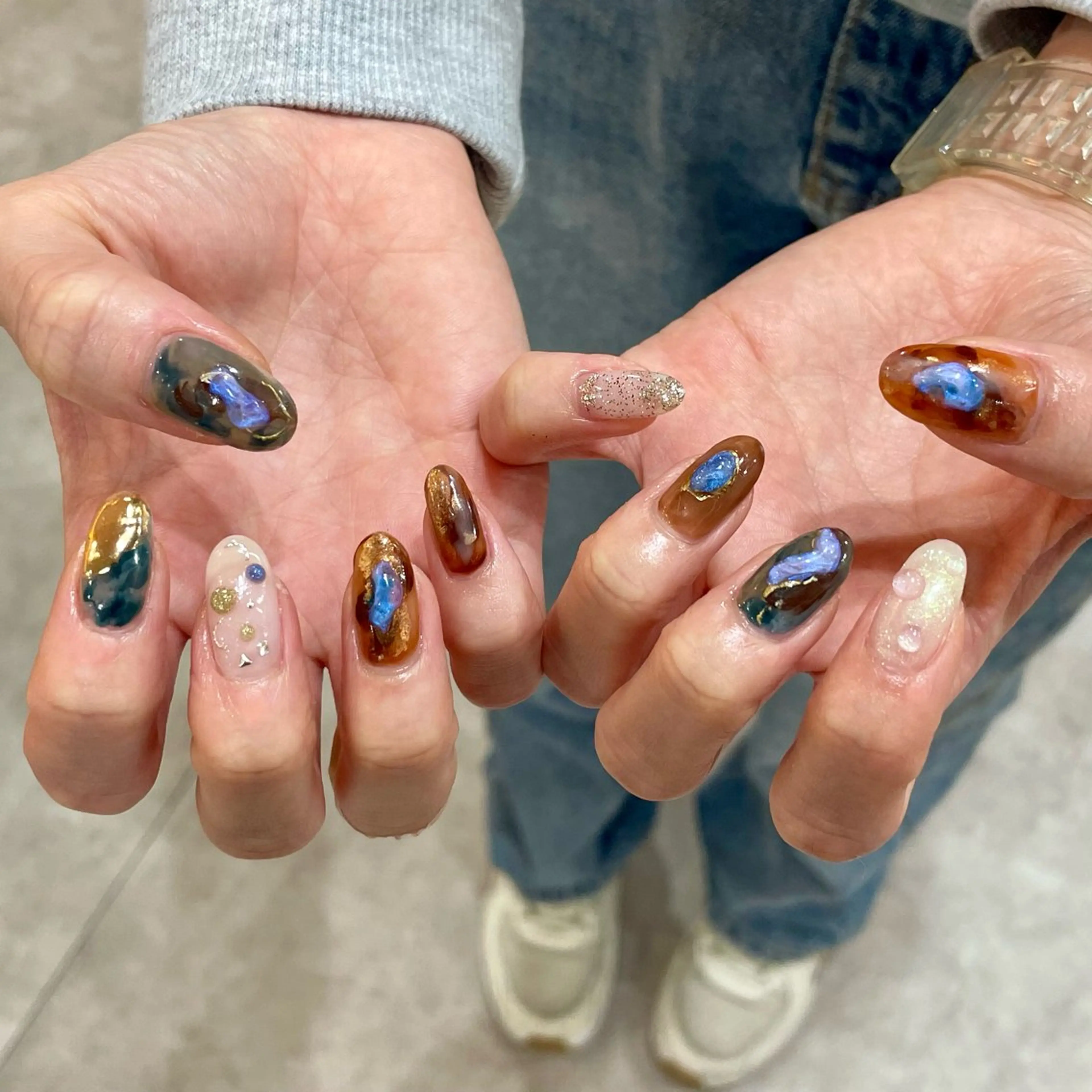 ネイル ミラーネイル ハンドネイル N°nail 💅MIIRUのネイルデザイン