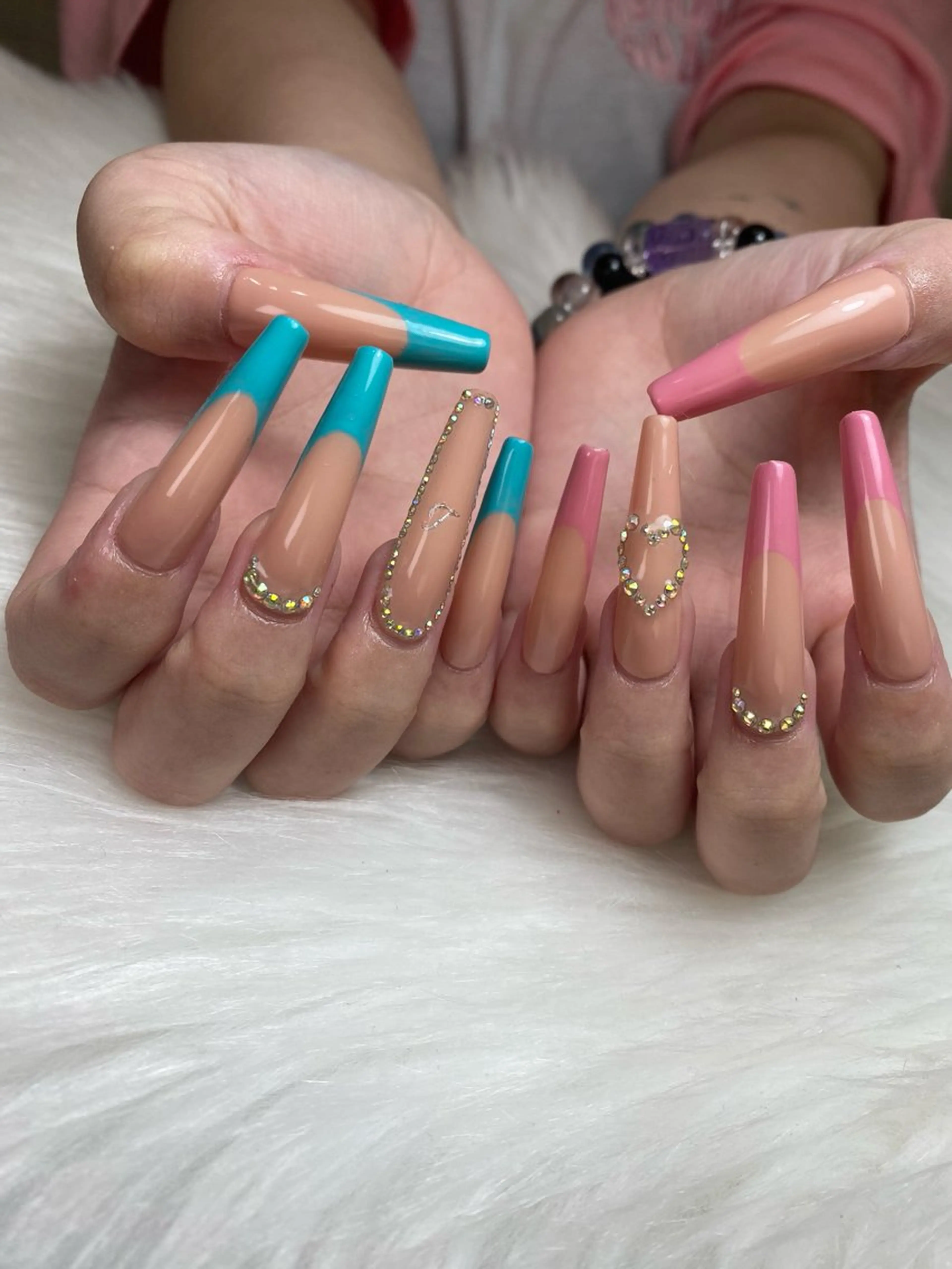 ネイル ロングネイル シンプルネイル ハンドネイル nailsalon e'clatのネイルデザイン
