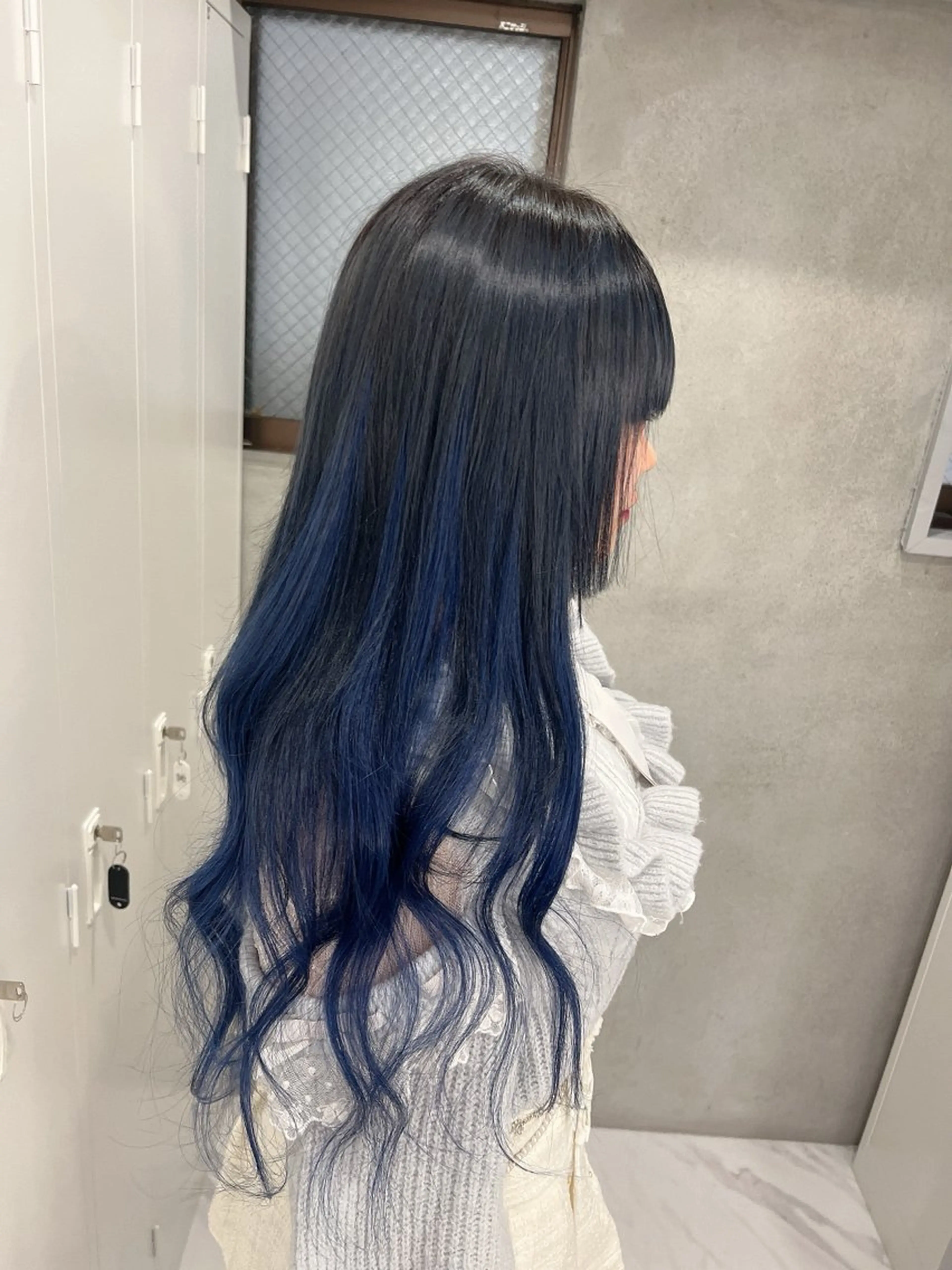 ロング シールエクステ エクステ ロング カット エクステ りおな/エクステ /ハイトーンカラーのヘアスタイル