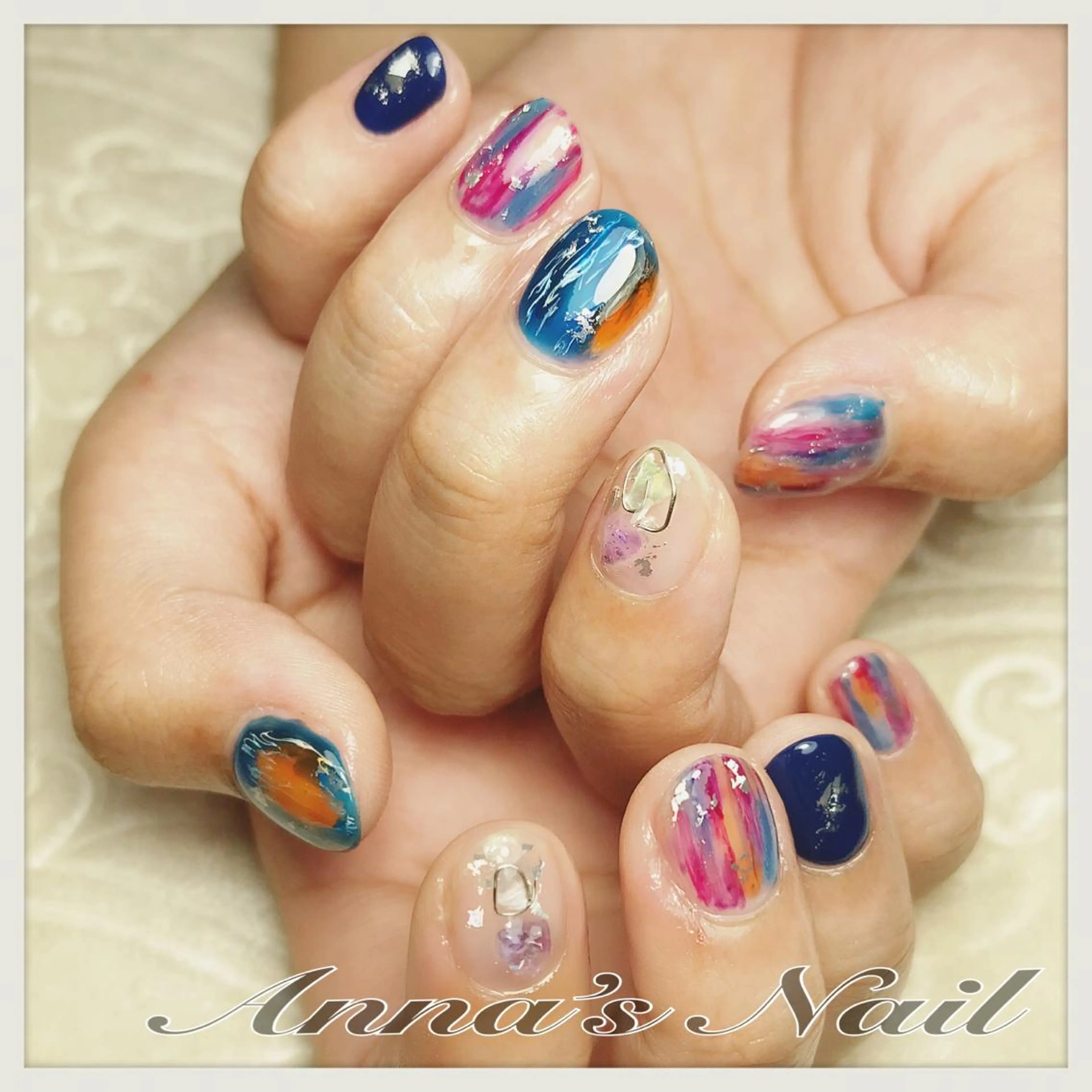 ネイル ニュアンスネイル Anna’s Nail所属・清口 杏奈のネイルデザイン