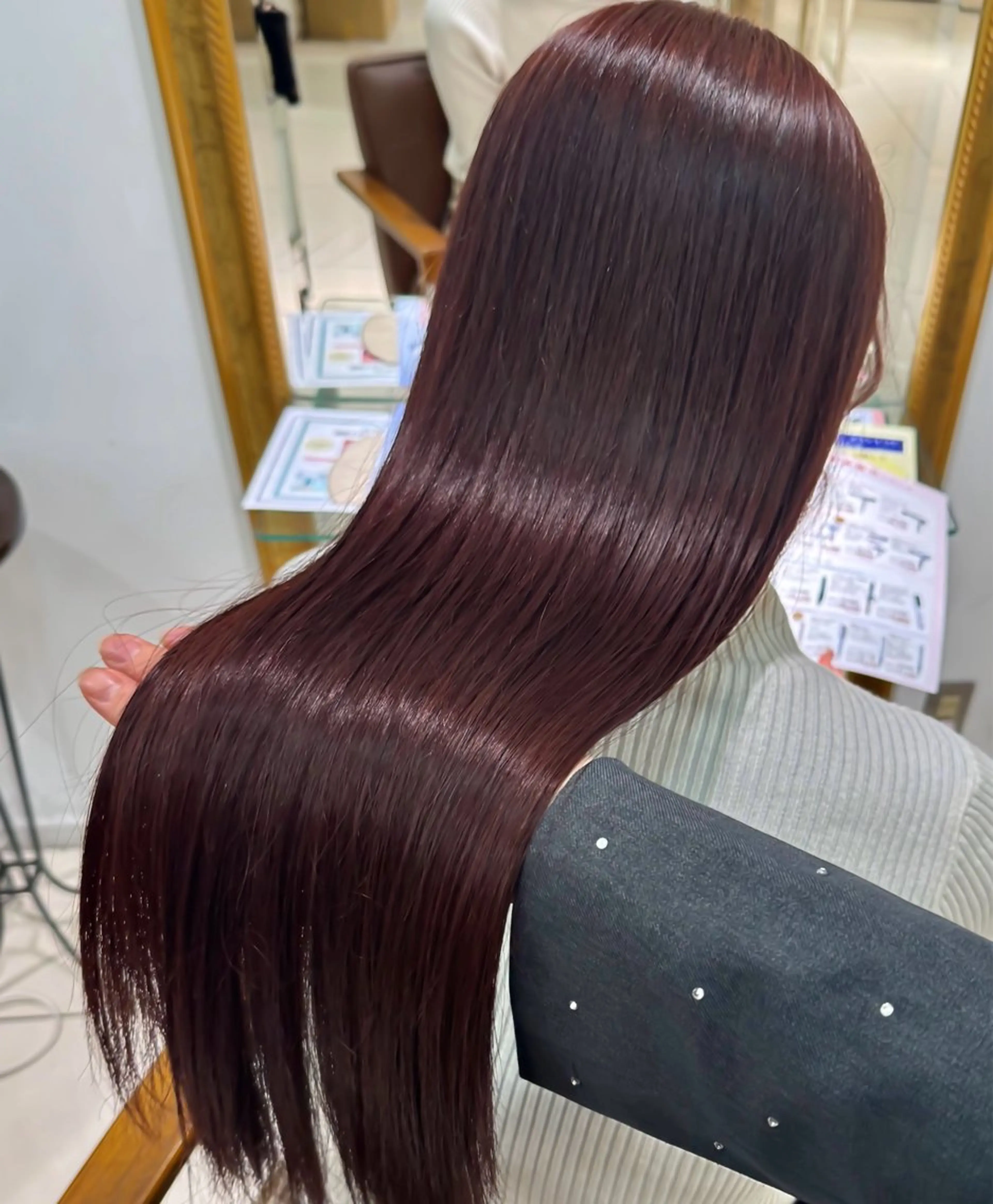 ロング カラー 髪質改善 トリートメント カット ヘアカラー トリートメント 髪質改善”艶"カラー 🤍Hono🐶のヘアスタイル