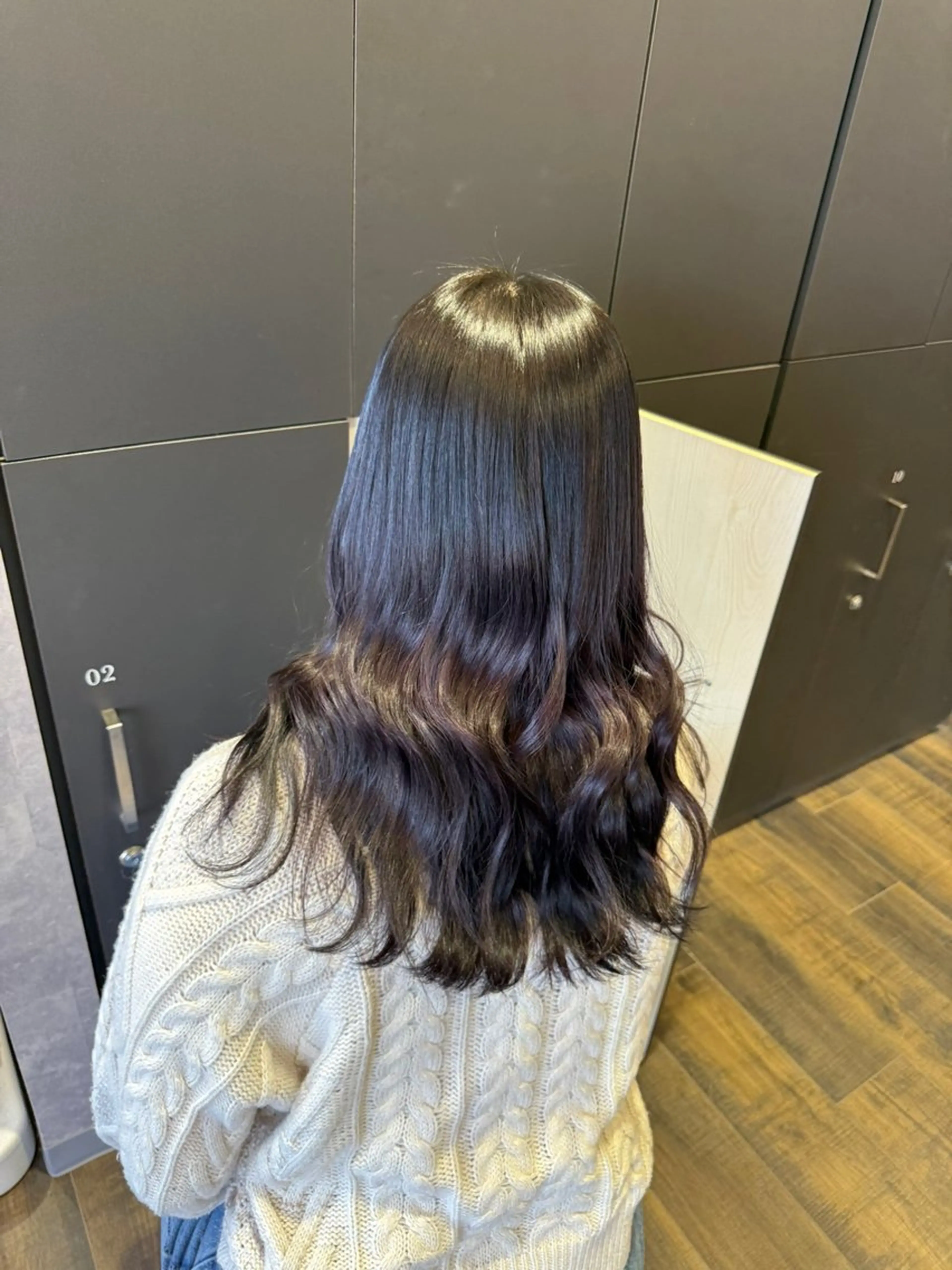 ロング カット ヘアカラー トリートメント 宮崎 風花のヘアスタイル