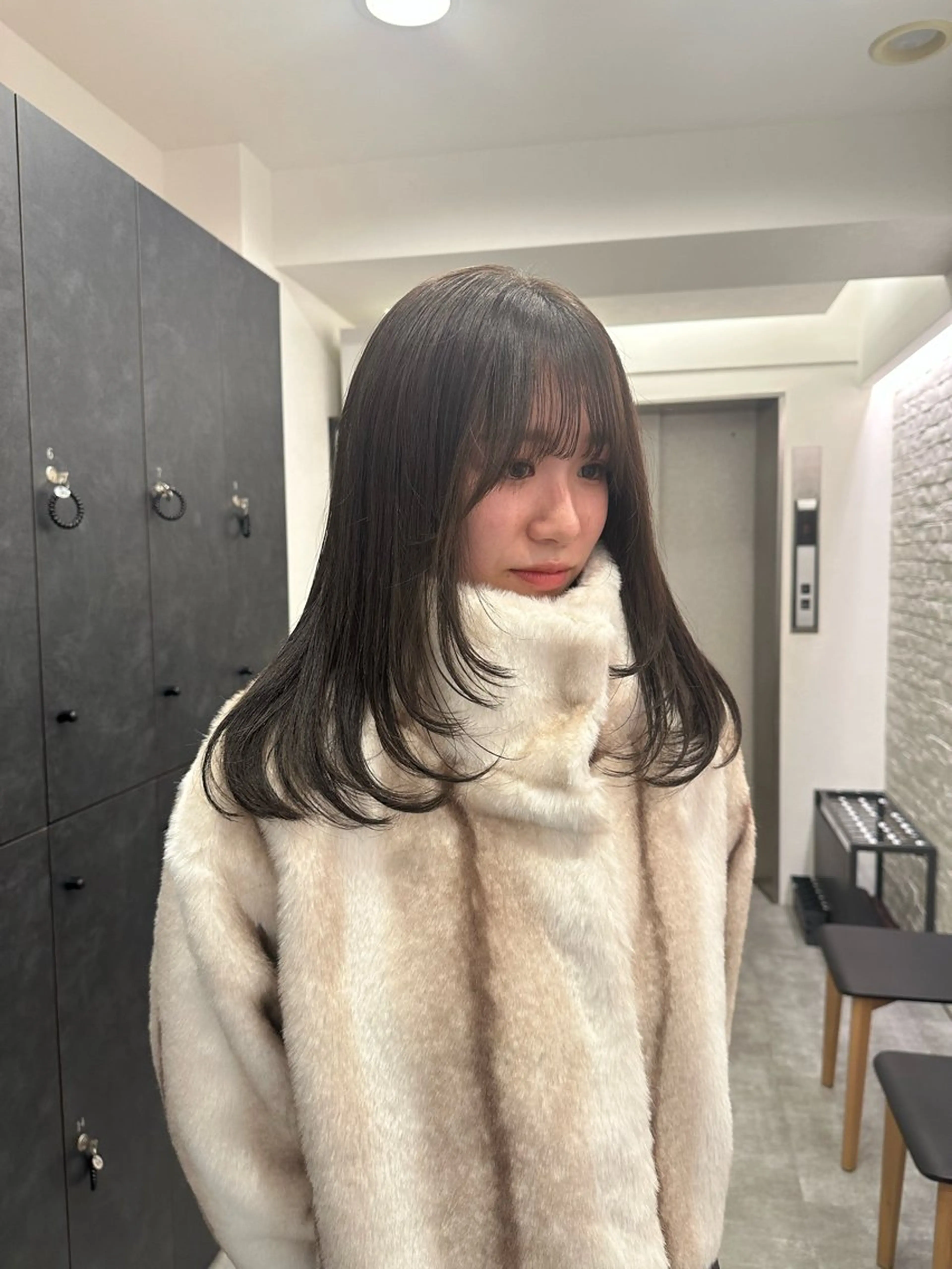 セミロング カラー カット ヘアカラー トリートメント 銀座/ヘアセット シマムラ ミホのヘアスタイル