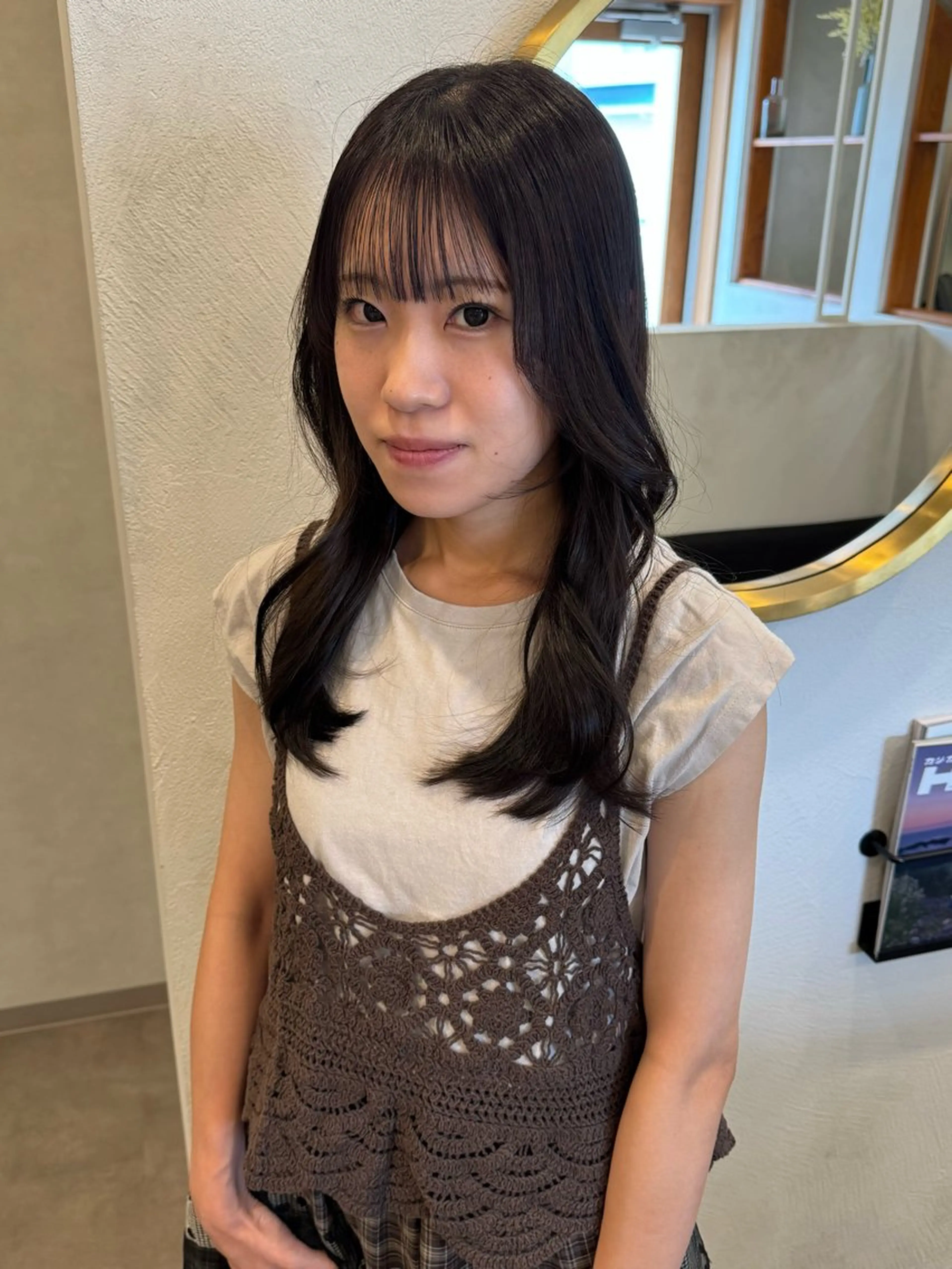 ロング カラー レイヤーカット カット ヘアカラー トリートメント Lita. hairdesign所属・kako ／透明感カラー🤍のヘアスタイル