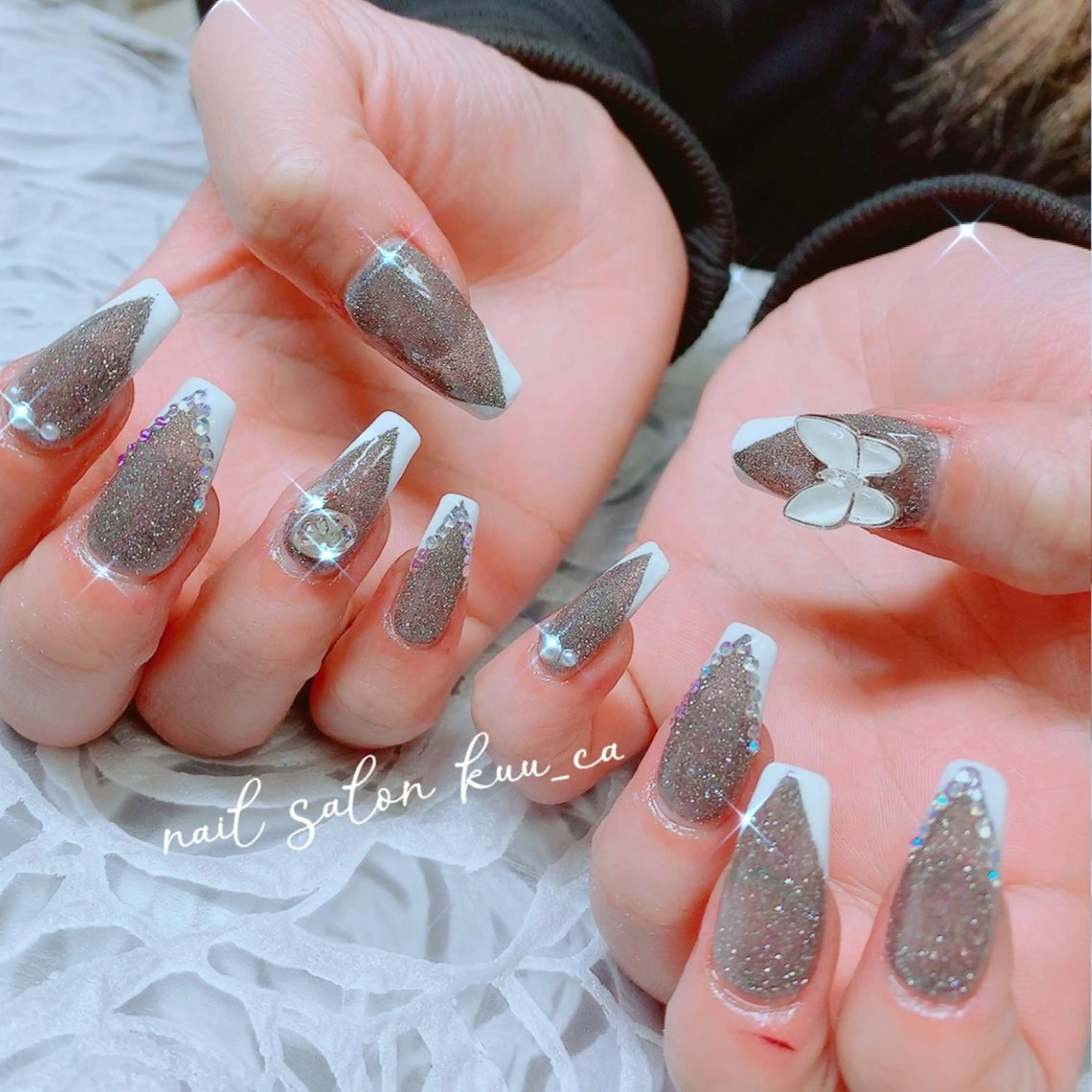 ネイル フラッシュネイル nail salon kuu_caのネイルデザイン