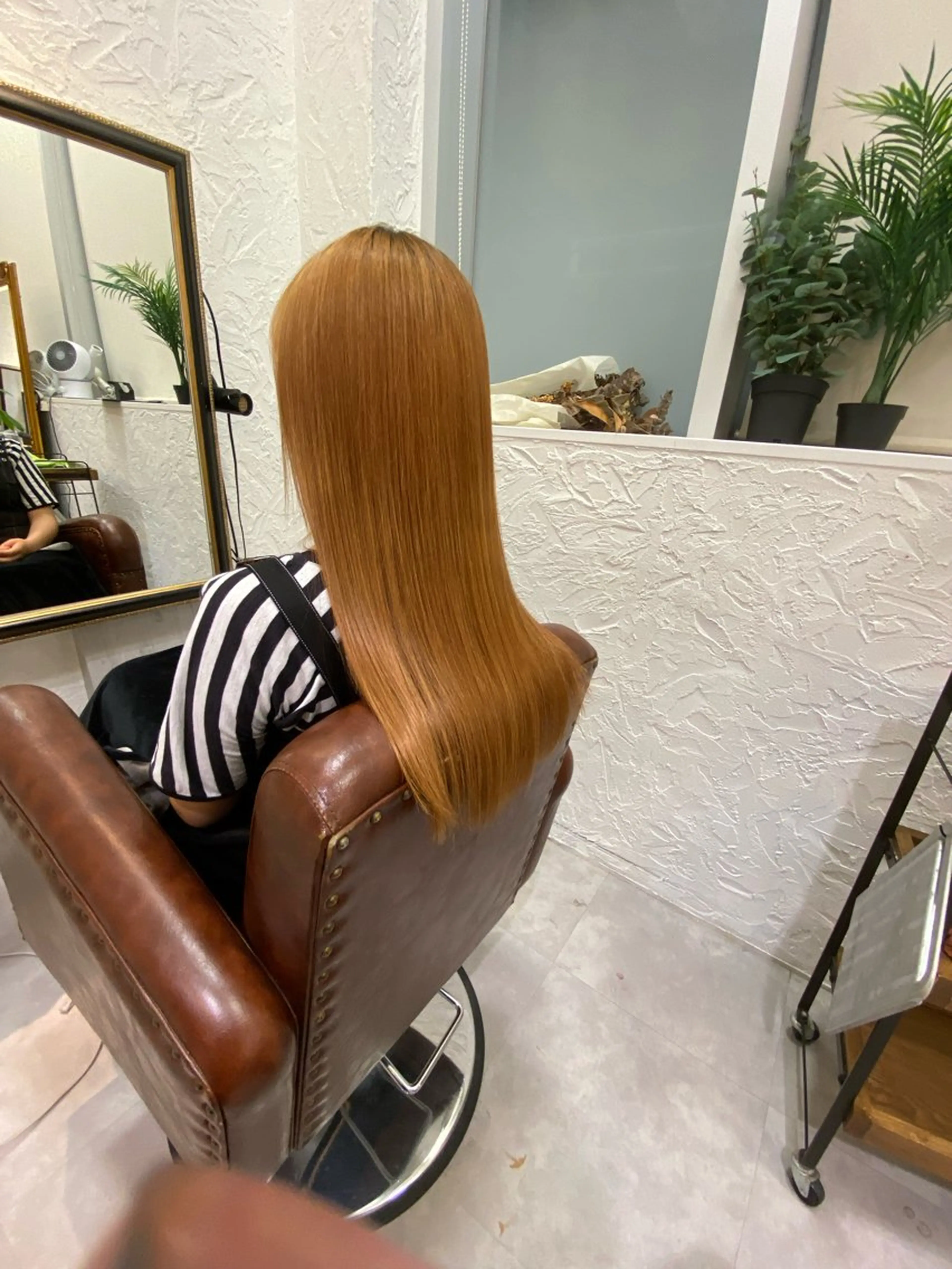 ロング カラー パーマ ストレートパーマ 齋藤 優のヘアスタイル