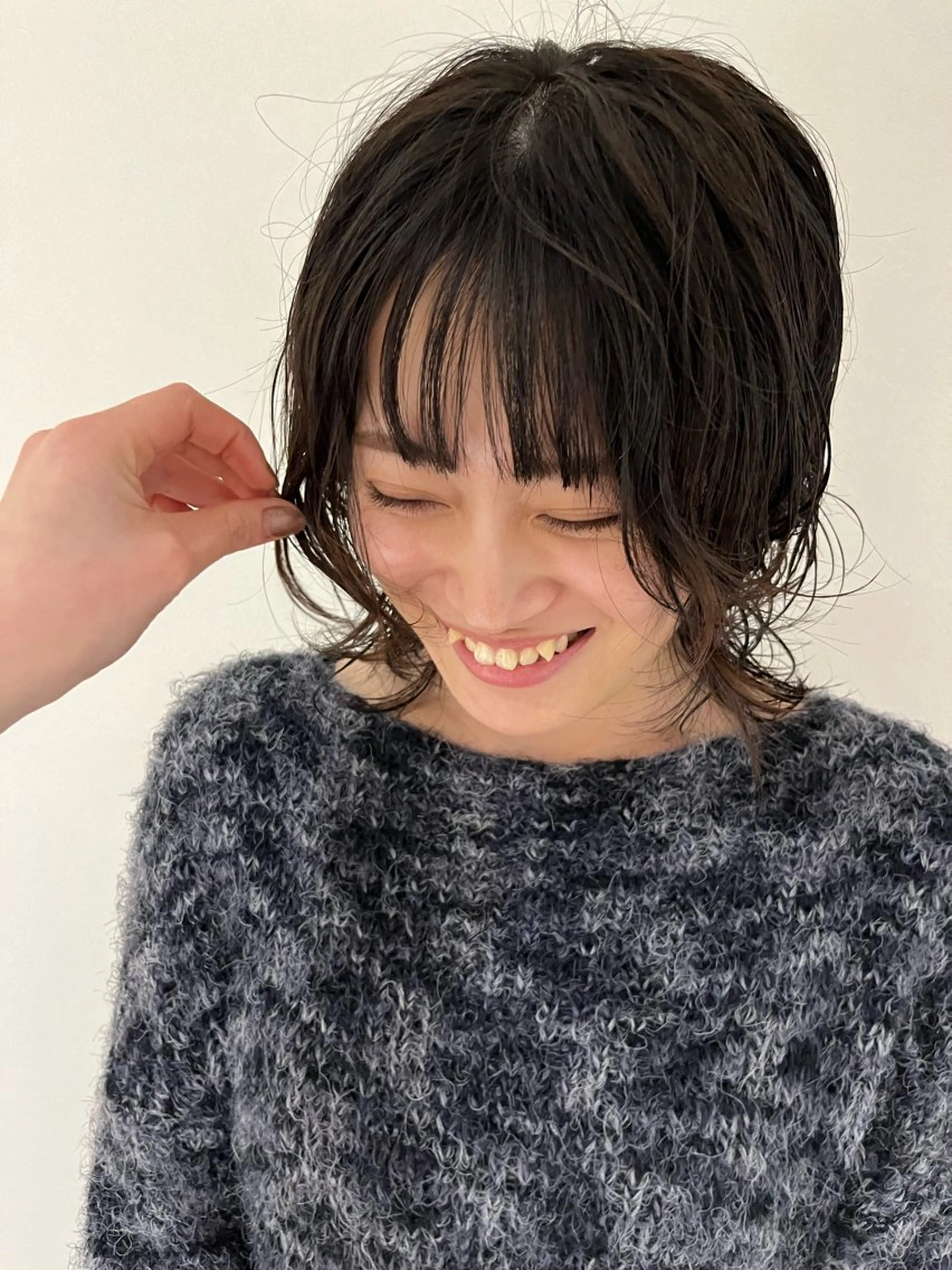 ミディアム パーマ ANY／ Nanaのヘアスタイル
