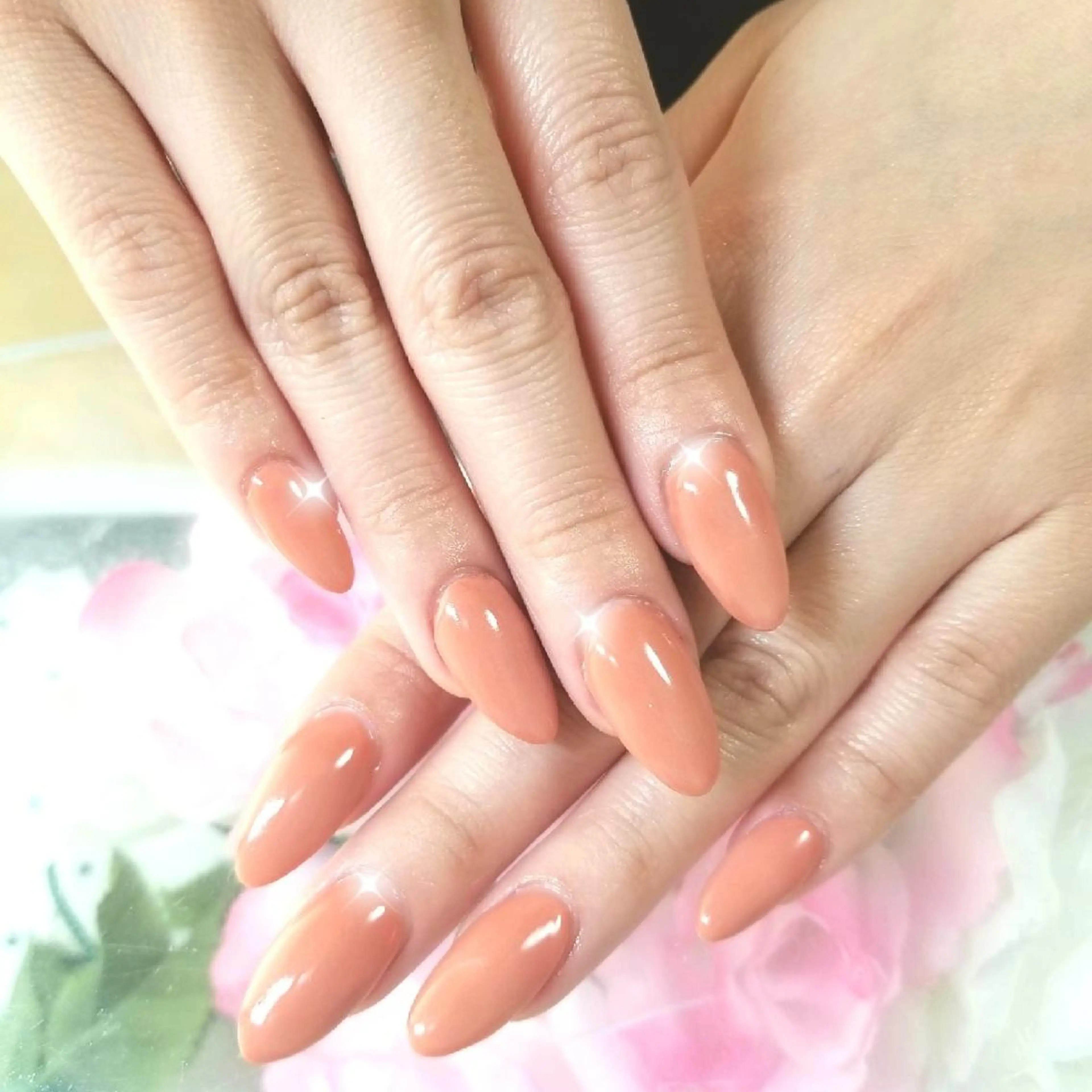 ネイル ワンカラーネイル スカルプネイル Lien nail リアン　ネイルのネイルデザイン