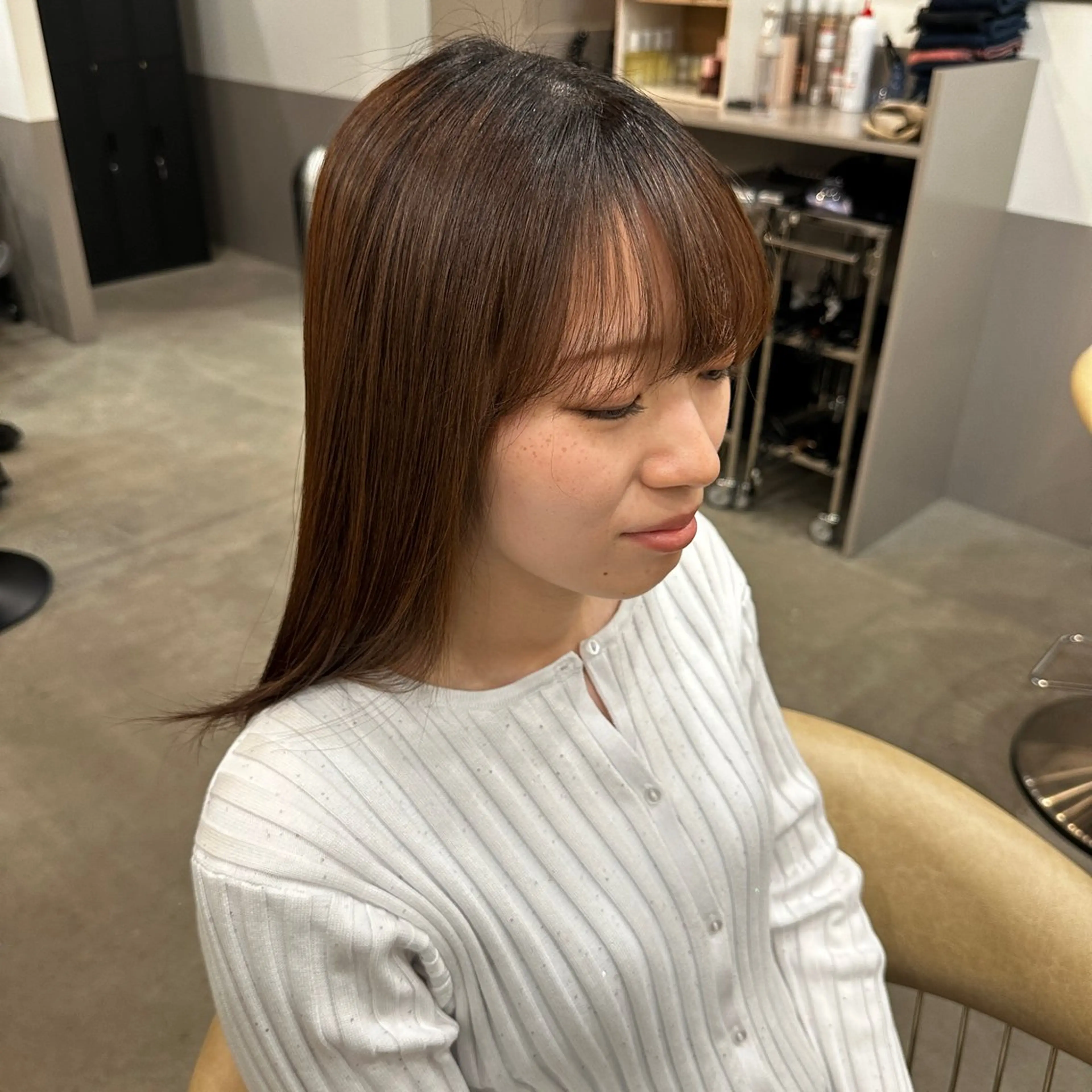 ミディアム 髪質改善 トリートメント トリートメント dog star加藤 翔太のヘアスタイル