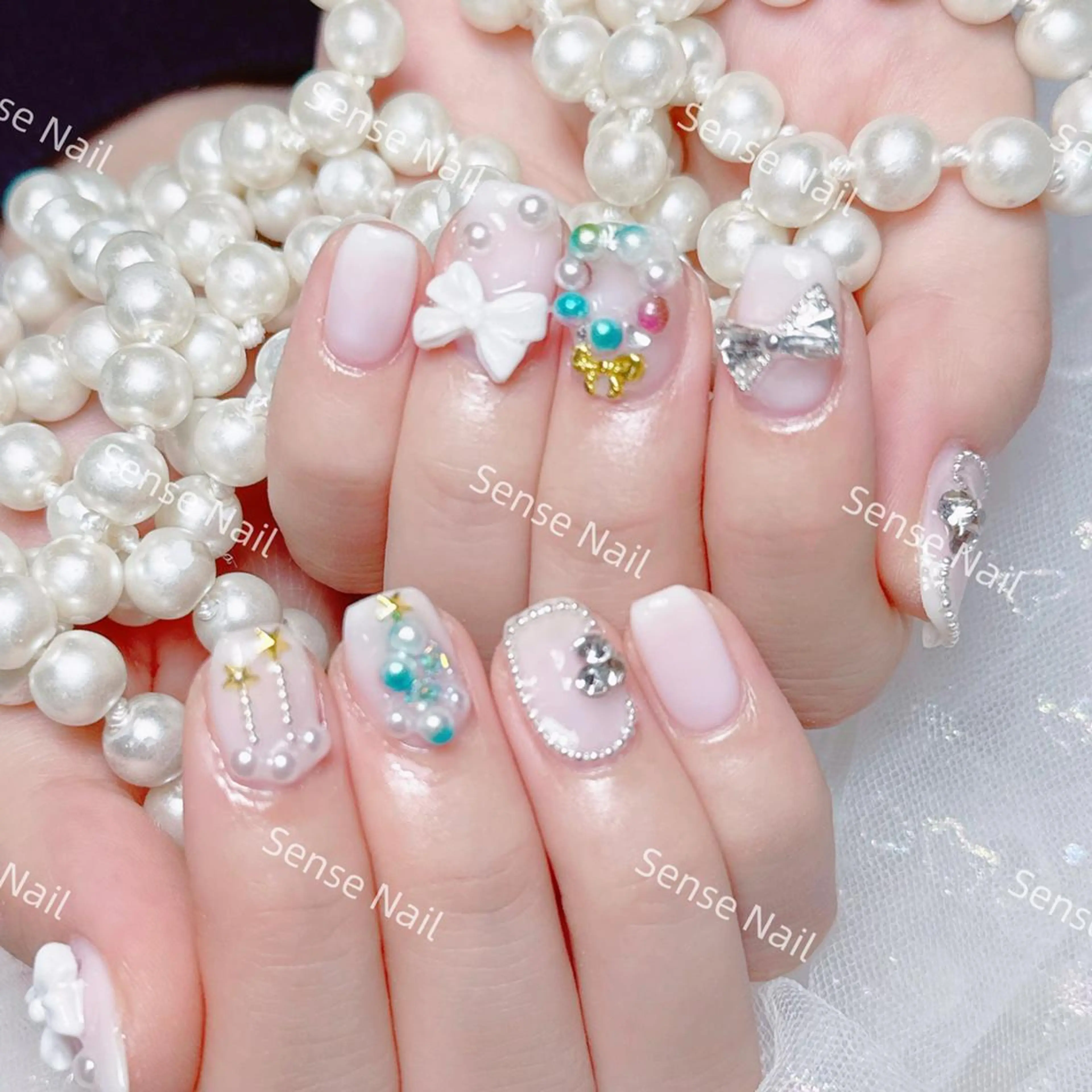 ネイル ハンドネイル Bunny 🐰のネイルデザイン