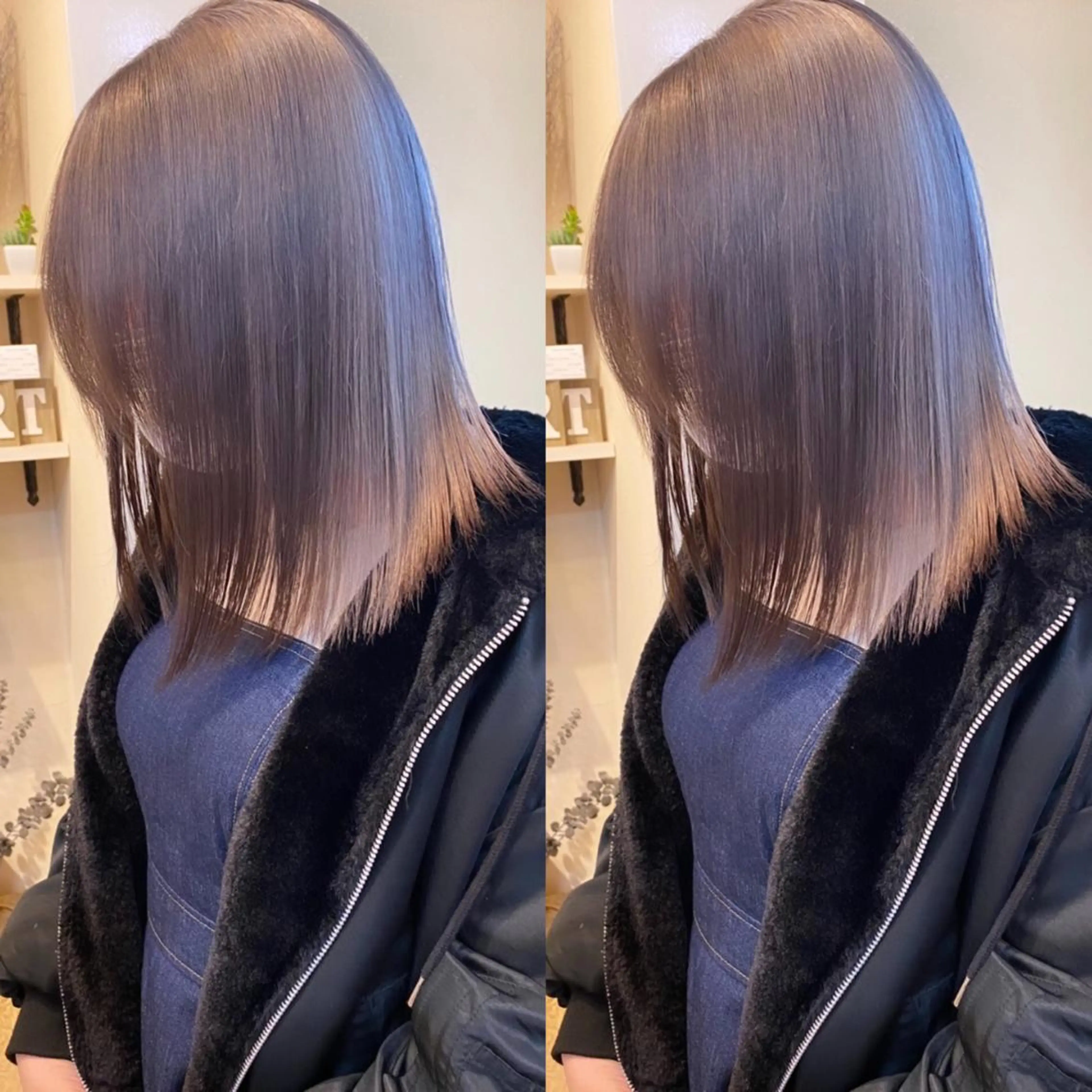 ミディアム カラー ⭐️横浜ブリーチ特化 美容師 堤涼⭐️のヘアスタイル