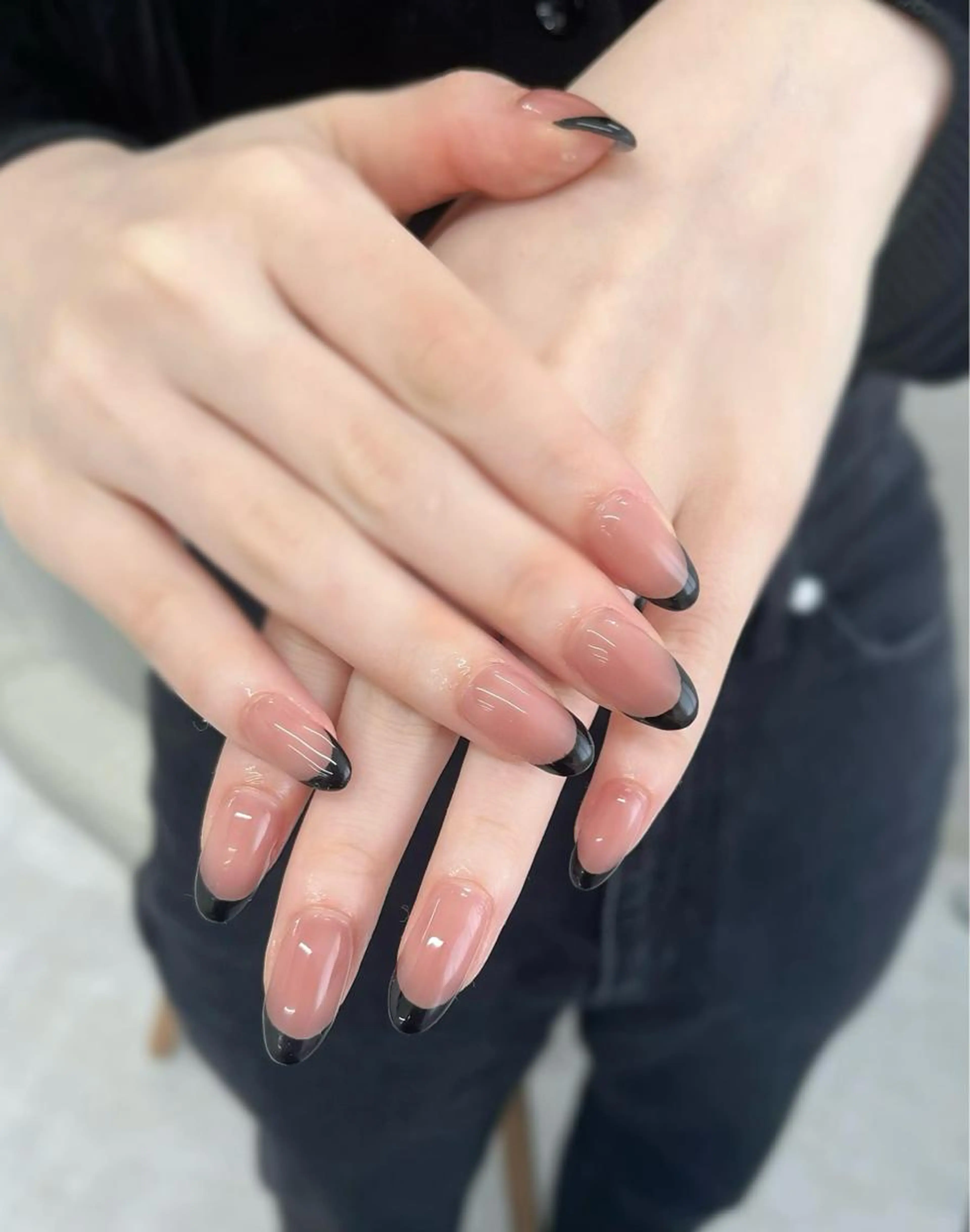 🎀ハンド【オフなし】フレンチネイル🎀　¥7300　再来+指名料¥330［八王子/パラジェル登録店］の写真