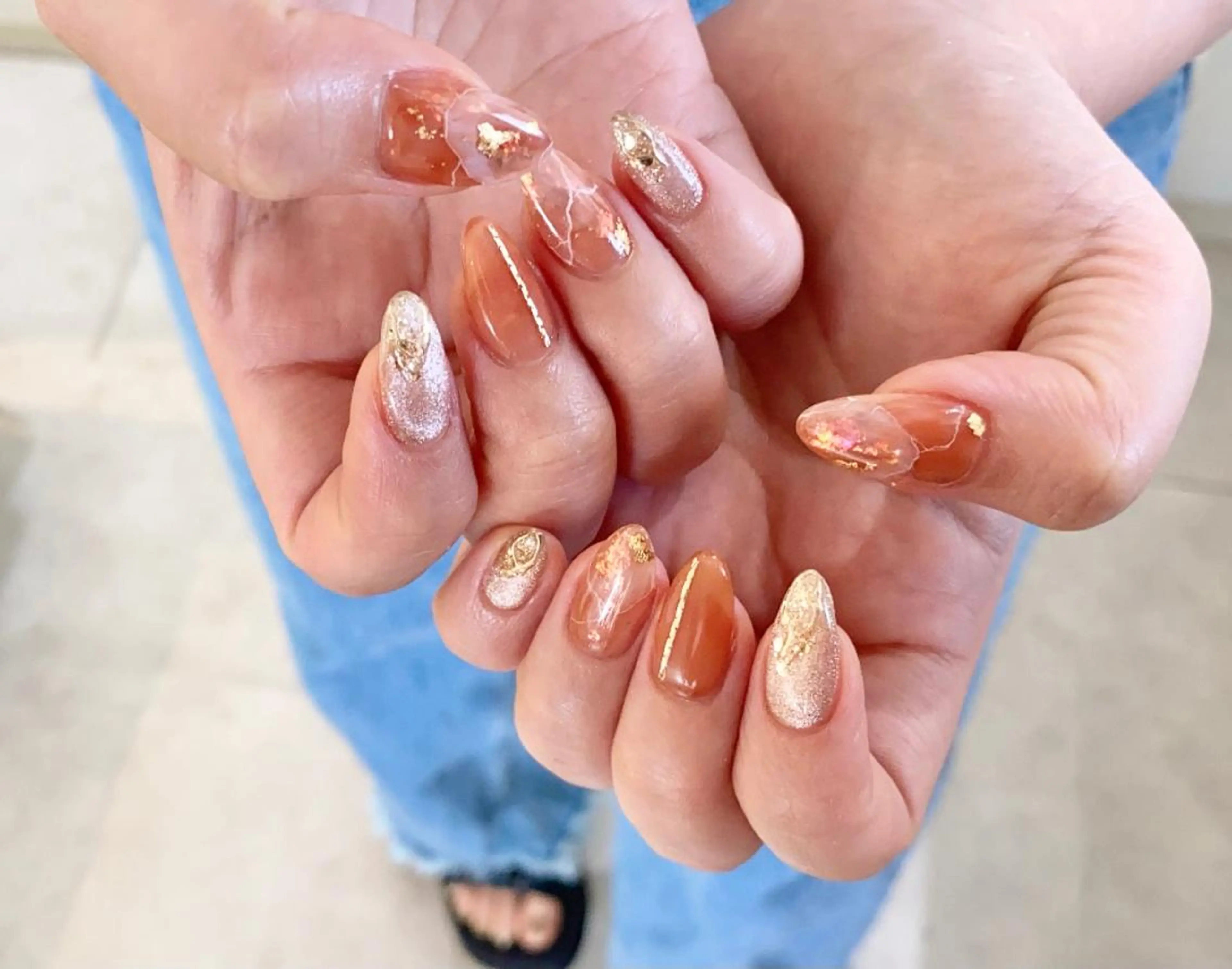 ネイル joie ange難波店所属・田邊 早也香のネイルデザイン