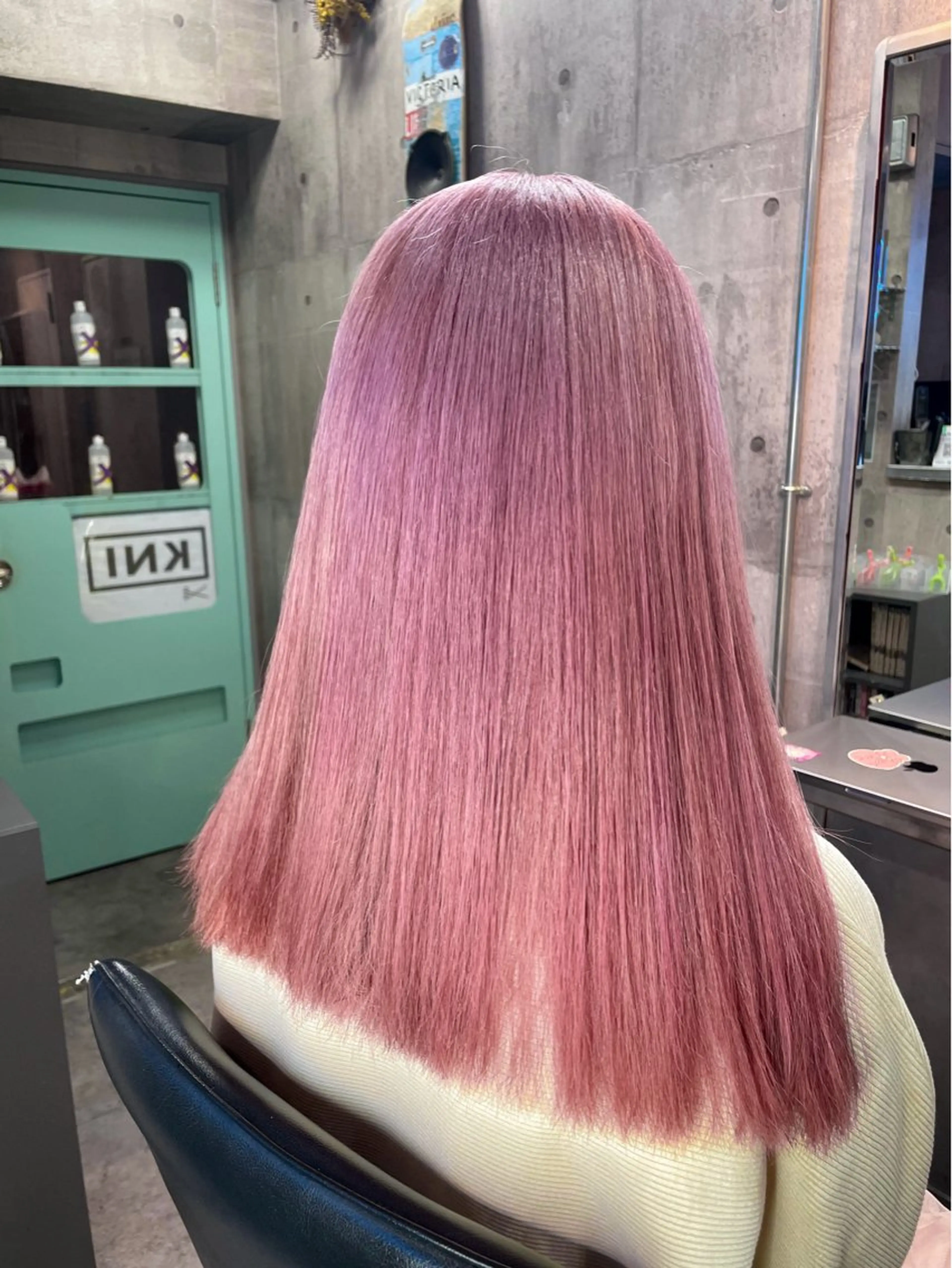 ロング ヘアカラー ハイトーン/ブリーチ /ウルフ⛓️MAKIのヘアスタイル