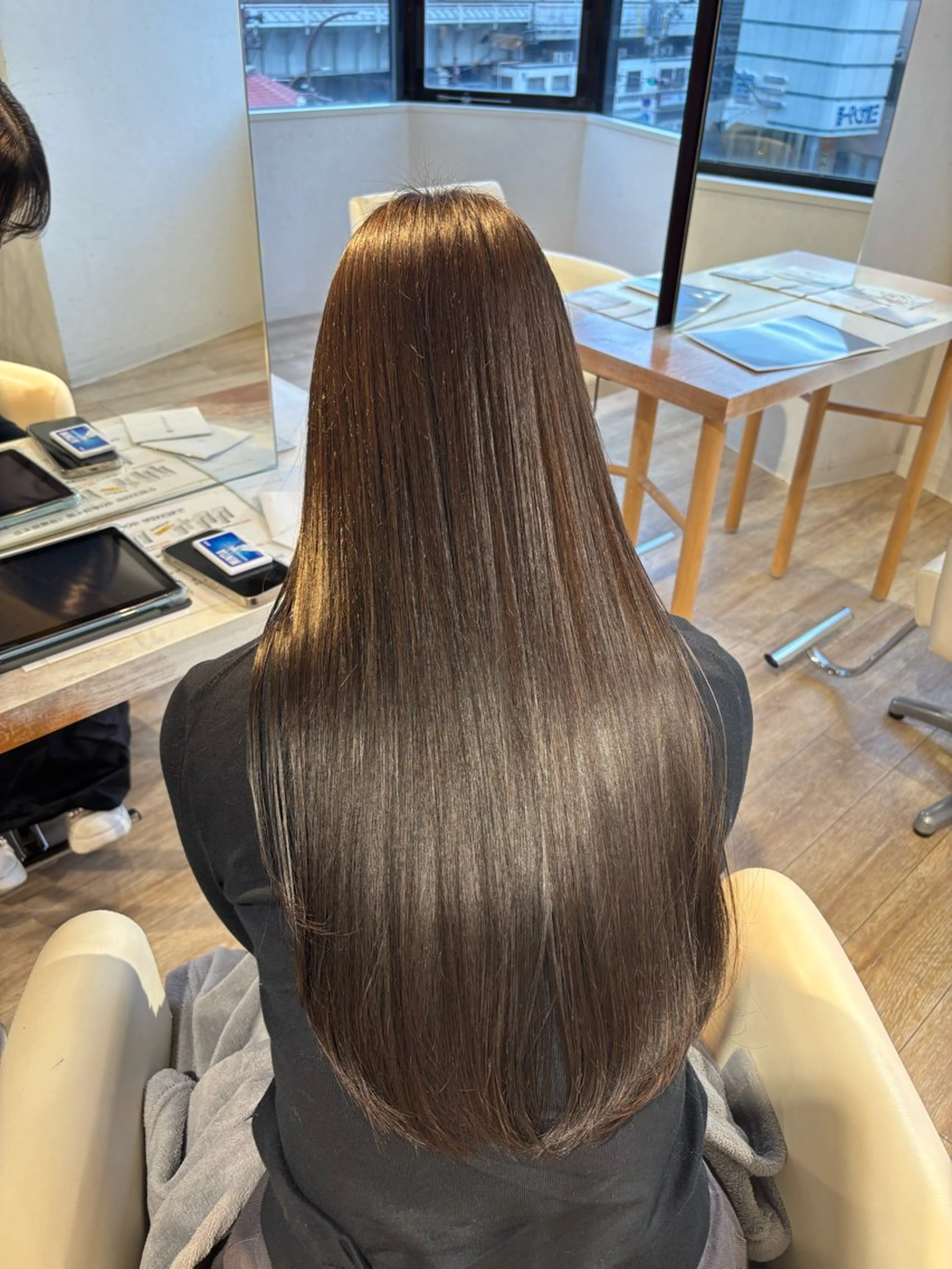 ロング ヘアカラー トリートメント 女性専用サロン iiro所属・hina/透明感🍒 【元町】のヘアスタイル