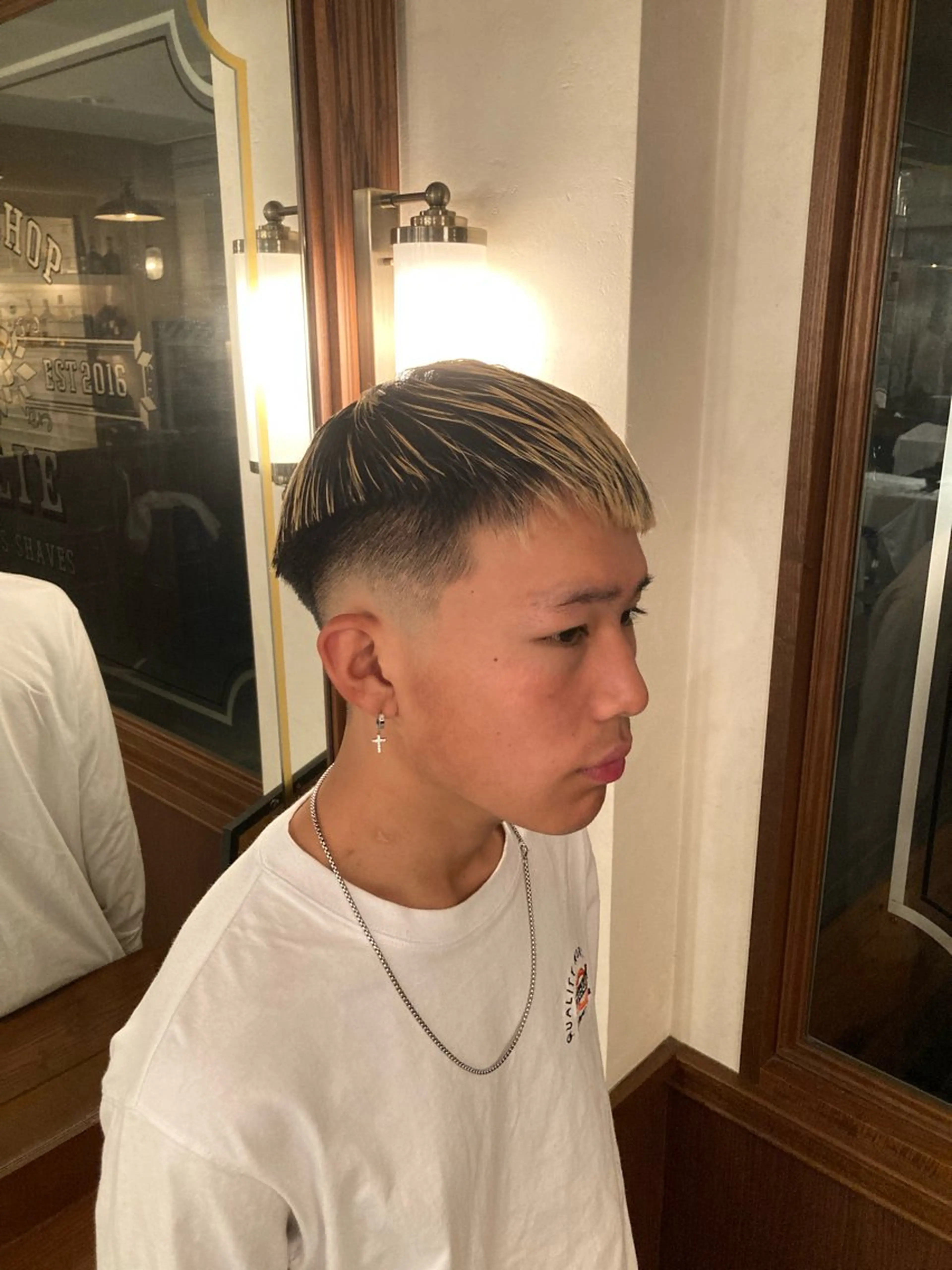 ショート メンズ フェードカット CARWASH BARBER所属・カーウォッシュ Naoのヘアスタイル