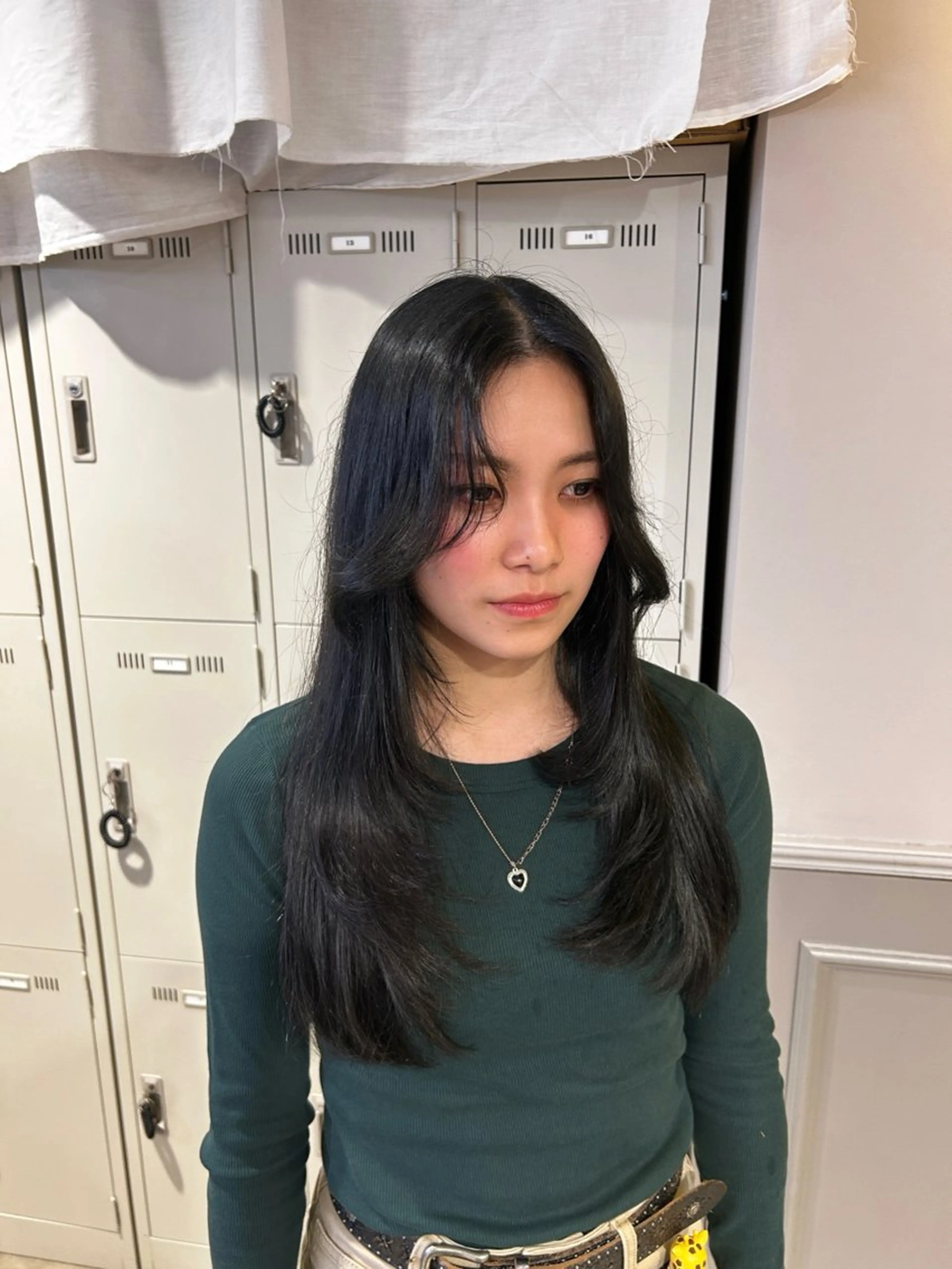 カラー カット トリートメント ヘッドスパ ヘアセット 🤍レイヤーカット/ ベージュヘア🤍のヘアスタイル