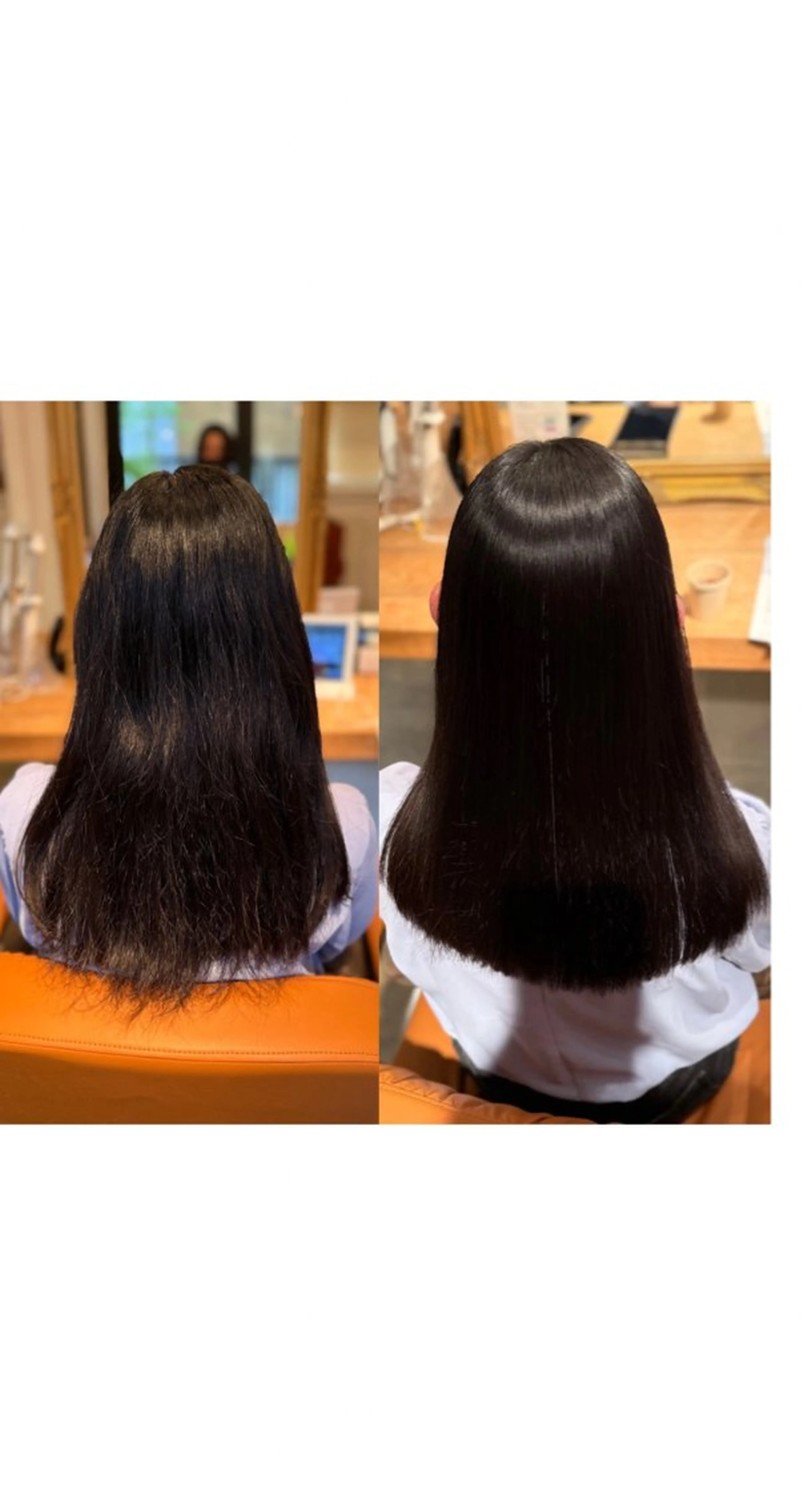 セミロング カット 縮毛矯正 トリートメント 髪質改善/美髪矯正 林田和真のヘアスタイル