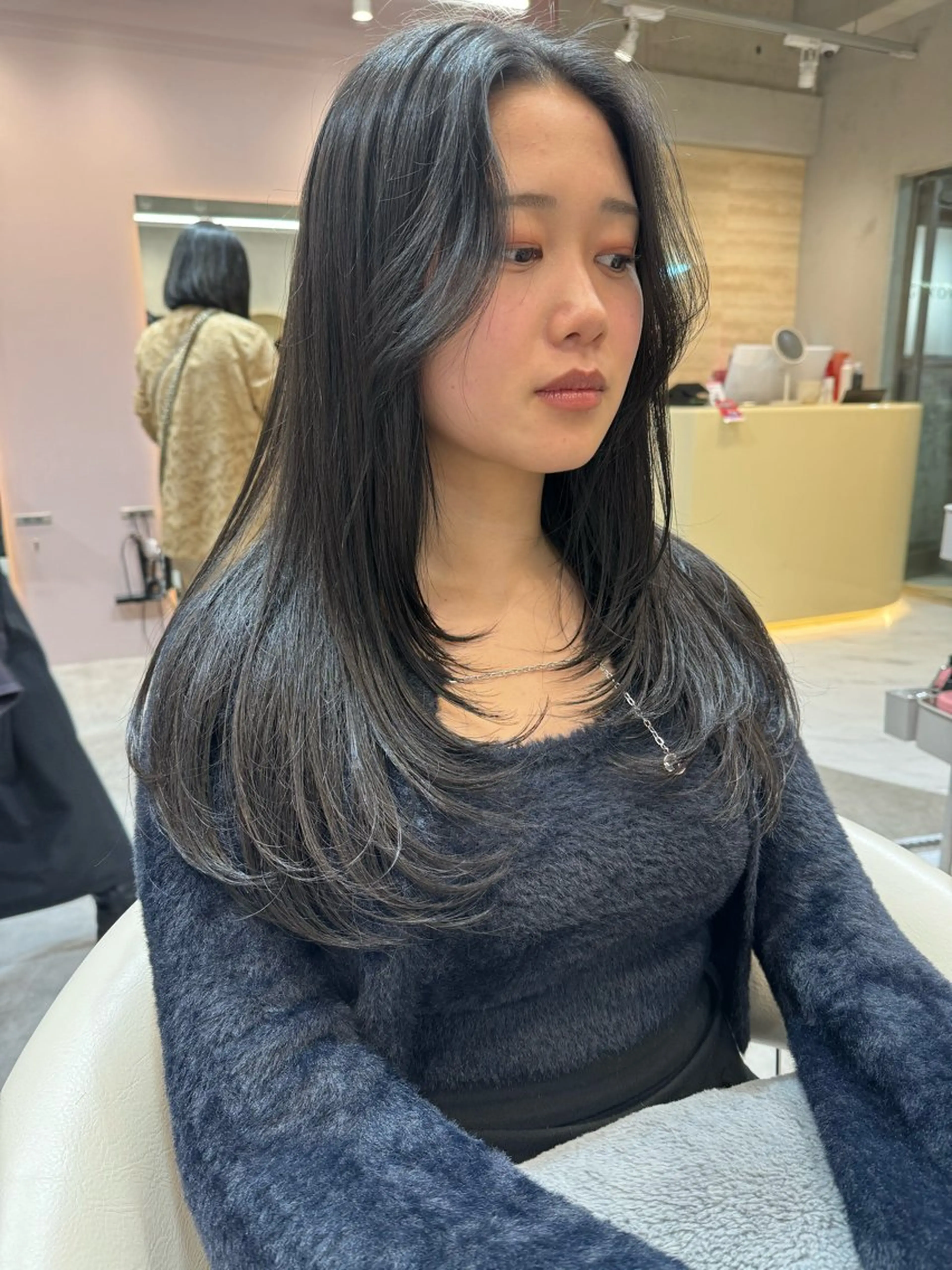 ロング カラー ヘアアレンジ 🇰🇷韓国メンズ 特化🇰🇷松永恭征のヘアスタイル