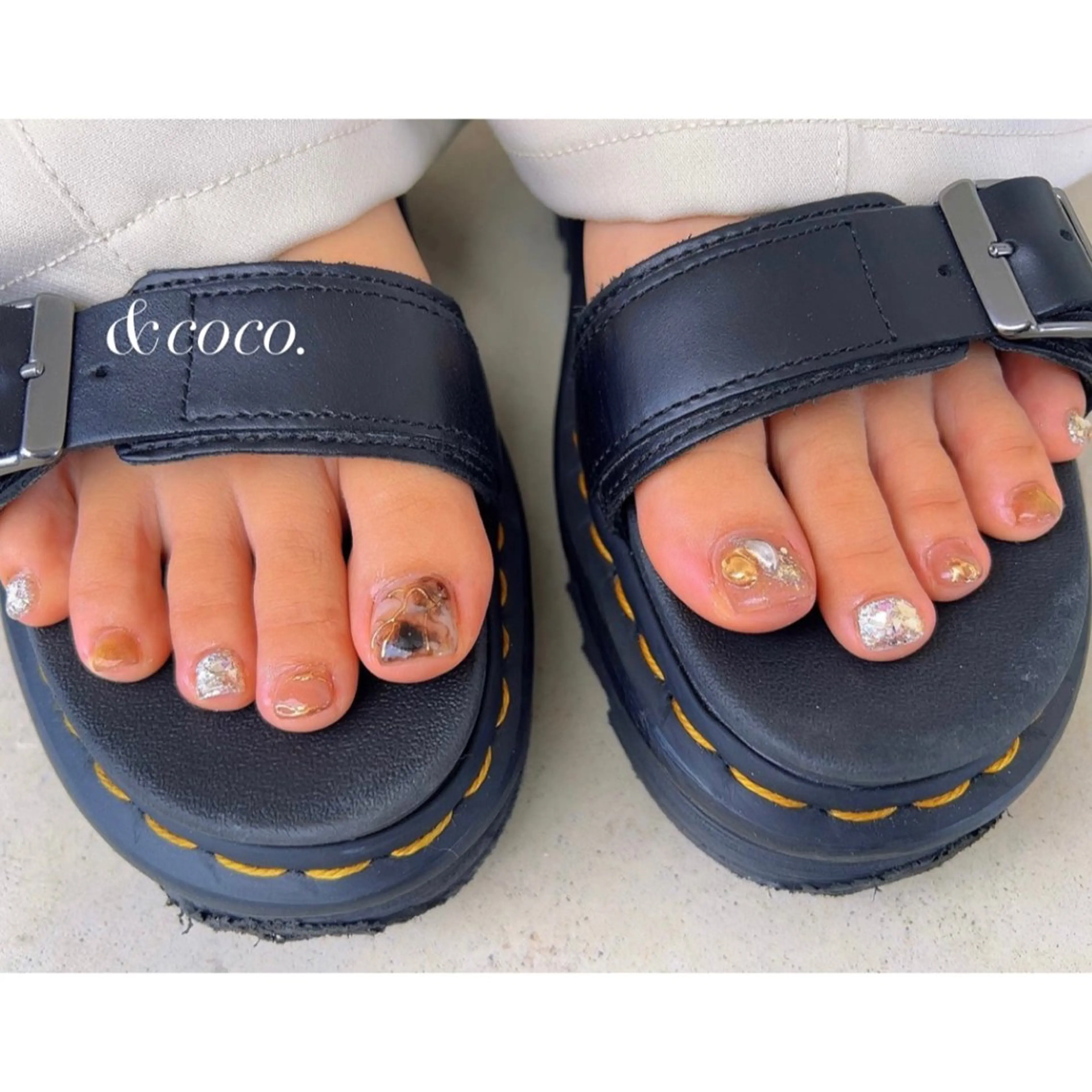 ネイル フットネイル ニュアンスネイル ＆coco.所属・＆ coco.のネイルデザイン