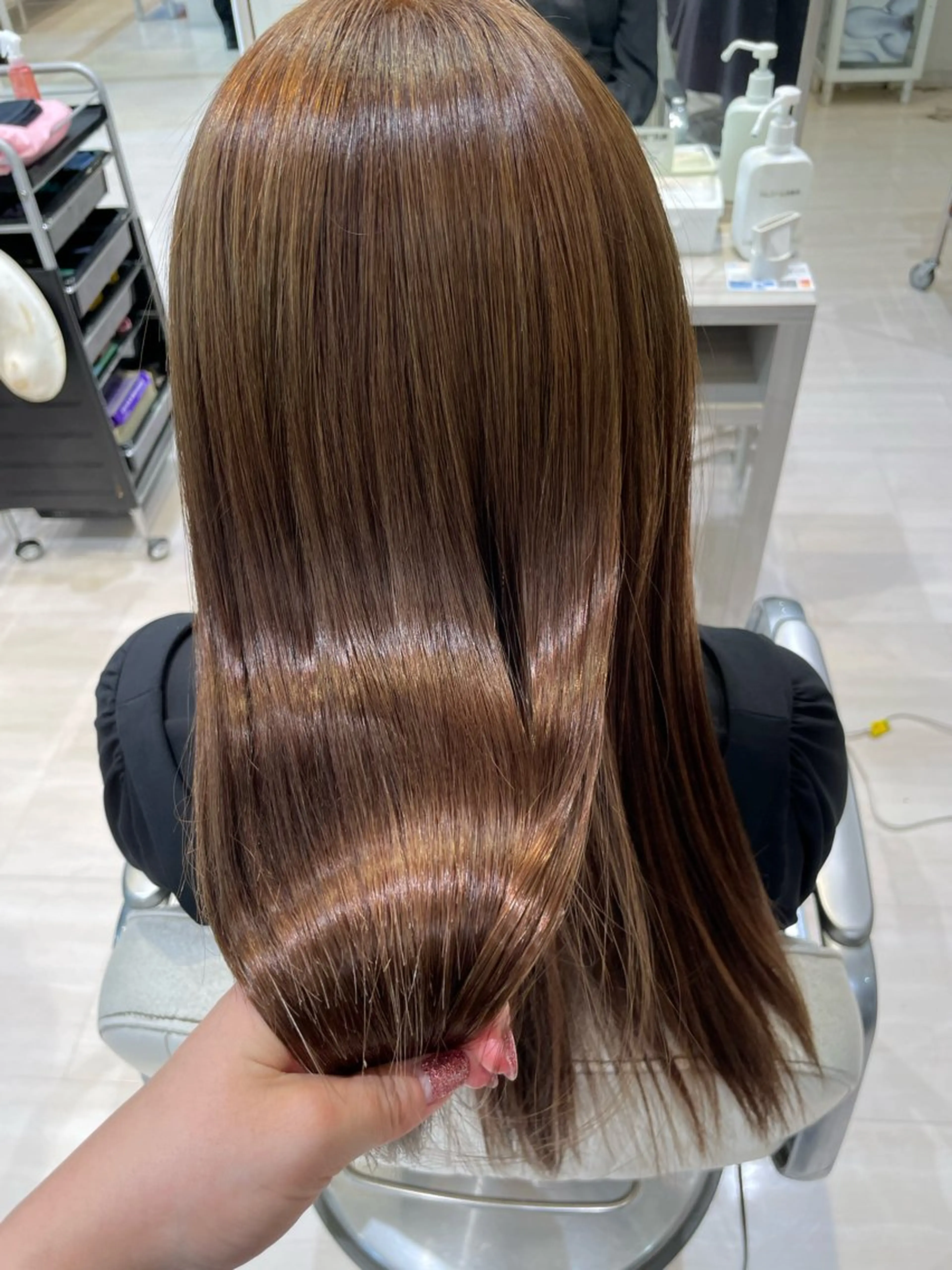 カット+縮毛矯正(ショート)の写真